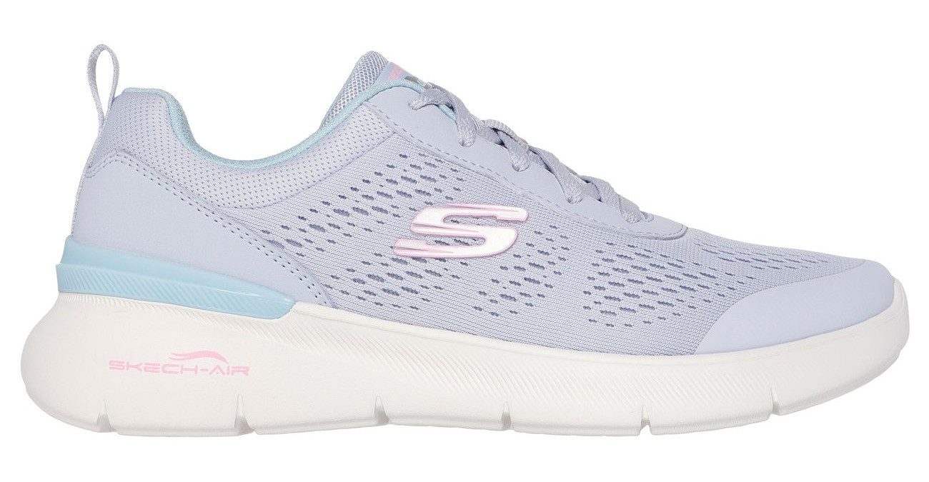 Skechers Sneakers SKECH-AIR DYNAMIGHT 2.0-NEW HEIGHTS , veterschoen, fitnessschoen, lage schoen, vrijetijdsschoen met memory foam