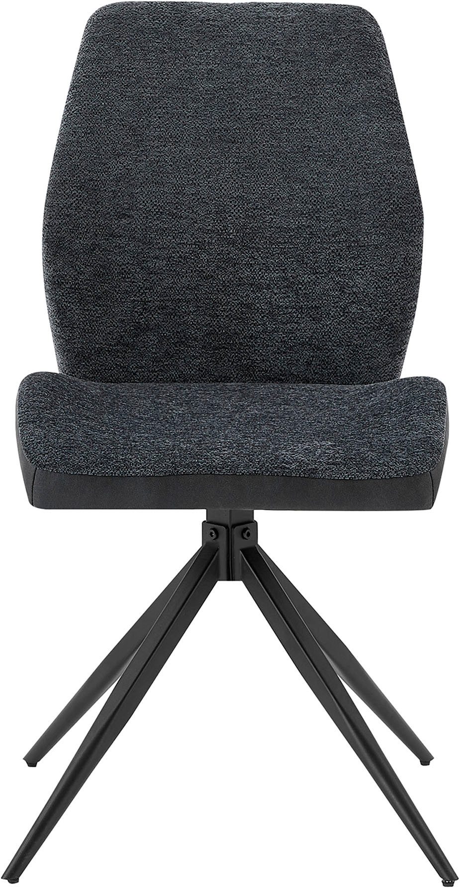 byLIVING Eetkamerstoel Snap 2-delige set met 360 graden draaifunctie, vintage microvezel en boucle stof (set, 2 stuks)