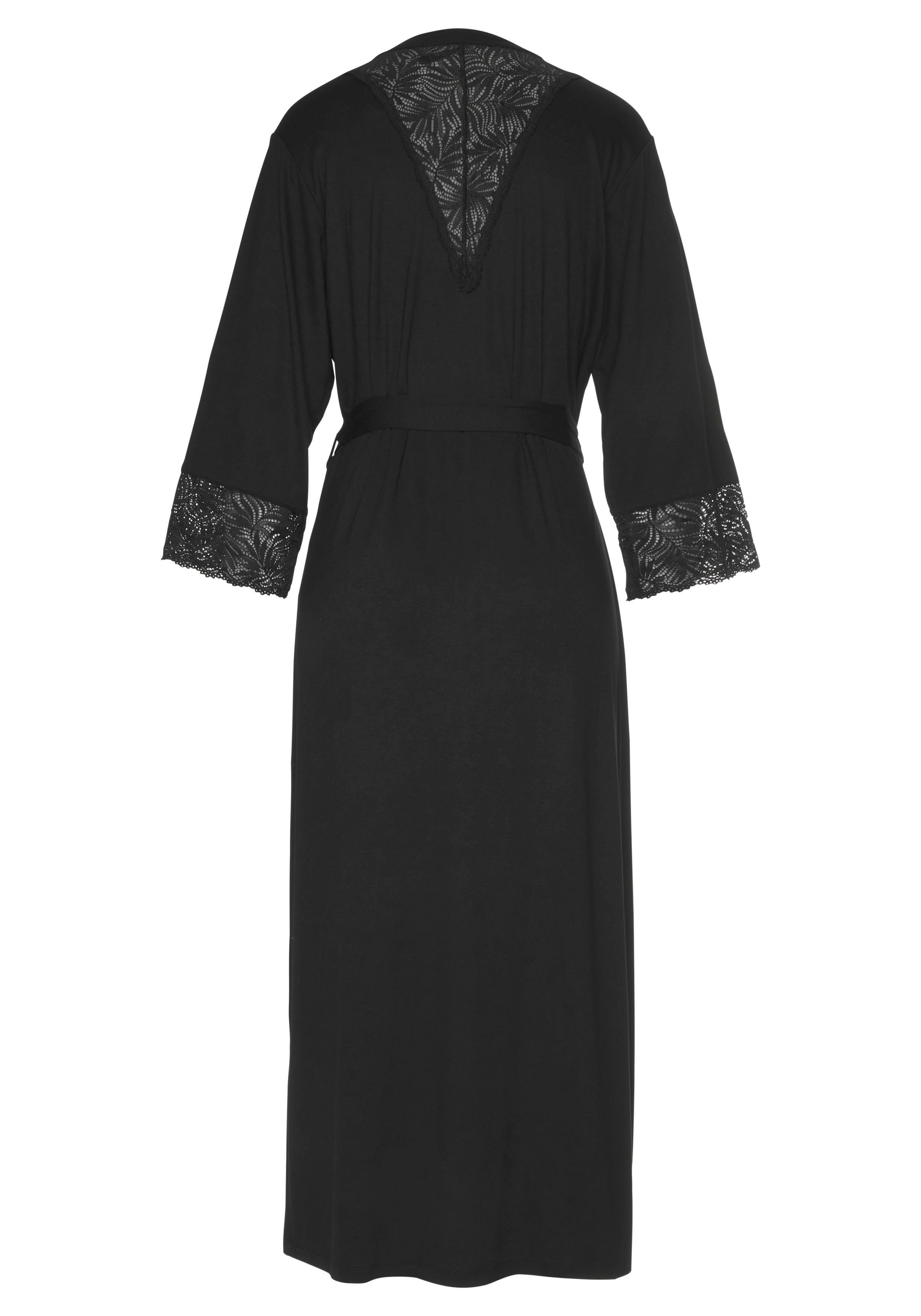 Lascana Kimono met chique kanten details