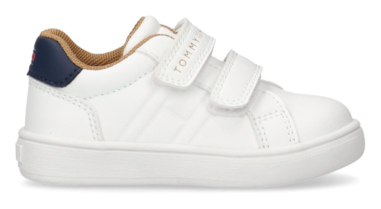 Tommy Hilfiger Sneakers , klittenbandschoen, kinderschoen met logo-decoratie