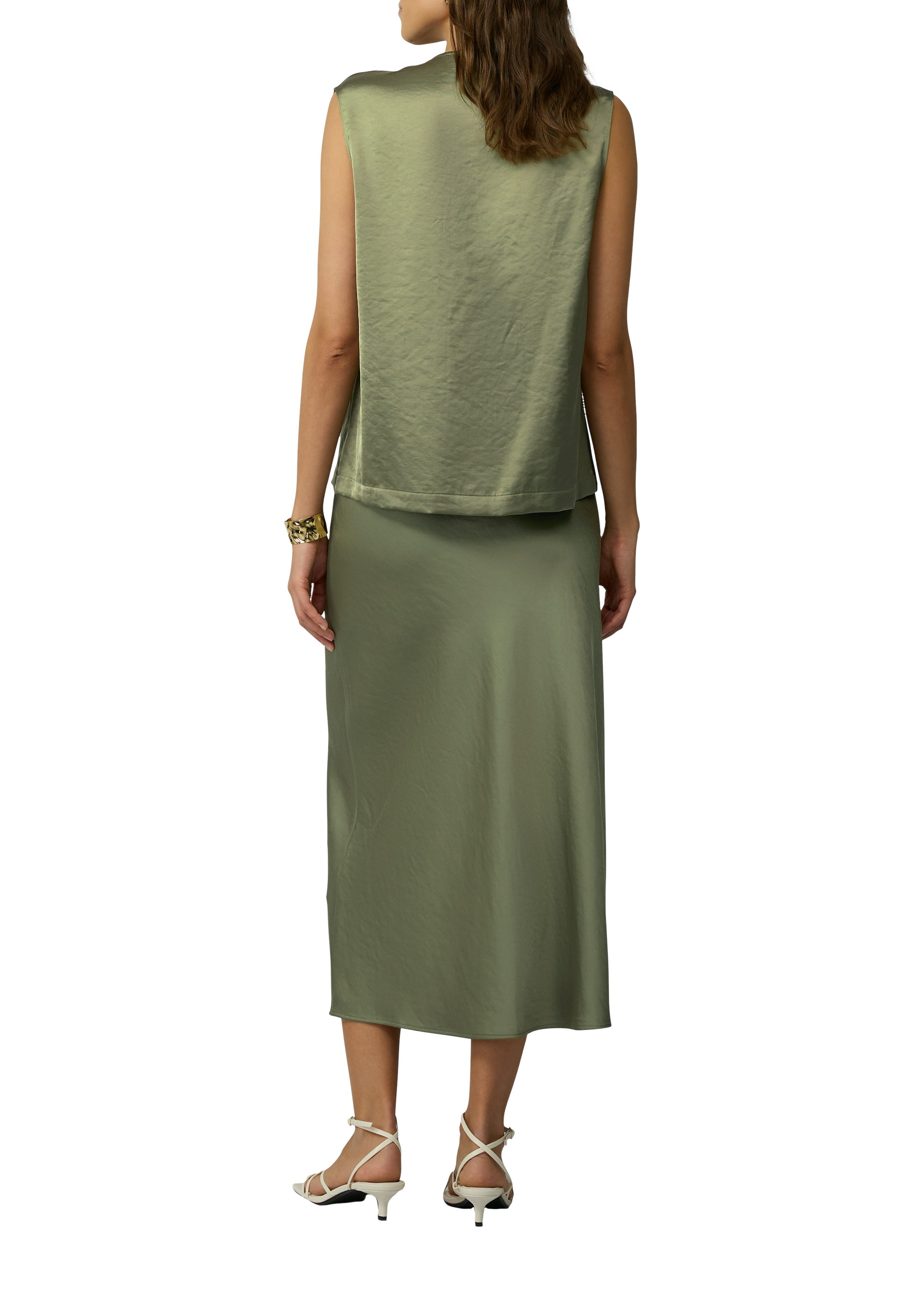 s.Oliver BLACK LABEL Shirttop met watervalkraag
