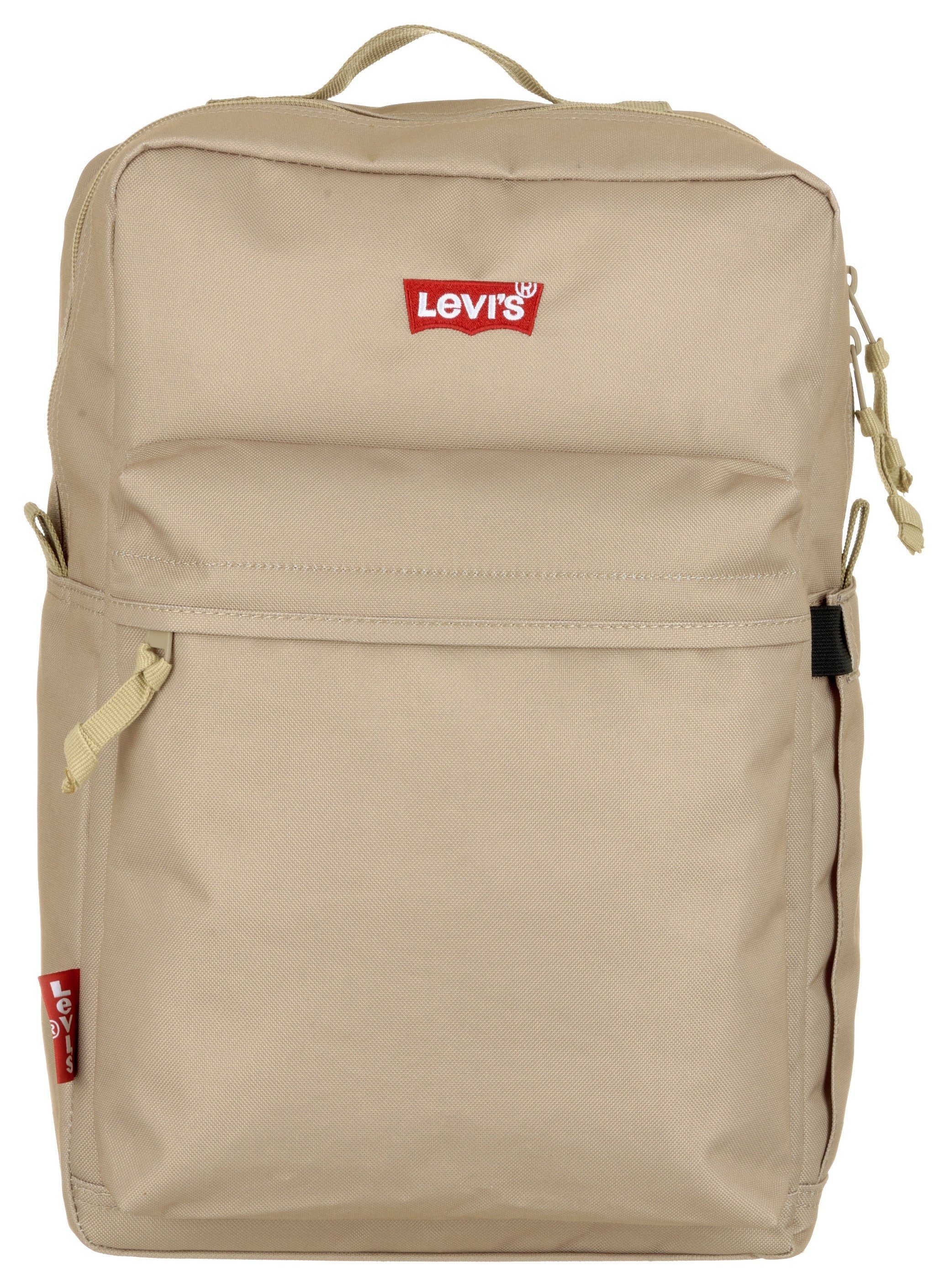 Levi's Rugzak Levi's L-Pack Standard Issue Vrijetijdrugzak, werkrugzak, schoolrugzak unisex rugzakken bruin