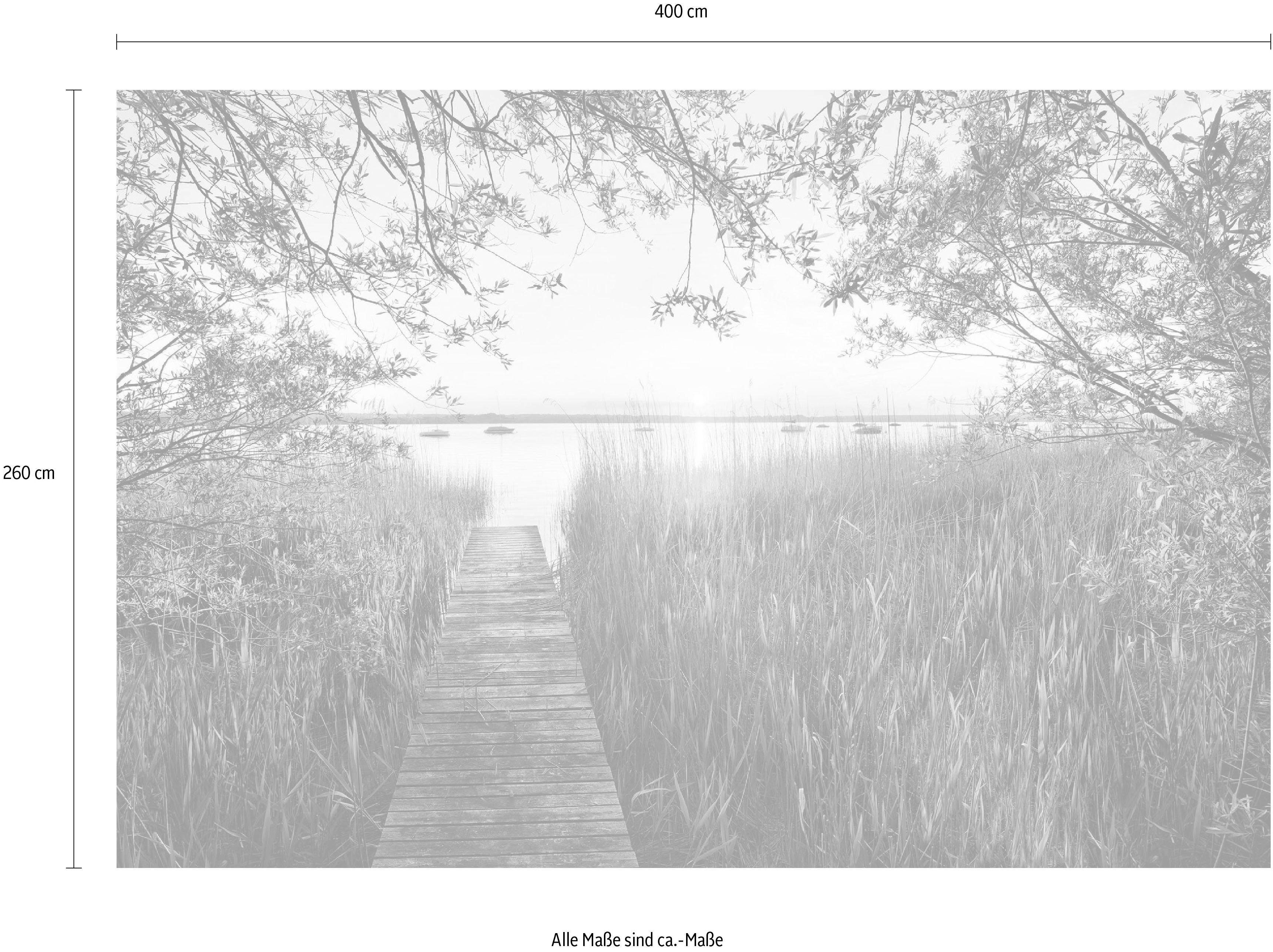 Komar Vliesbehang Digitale print vlies - Lakeside - Afmeting 400 x 260 cm