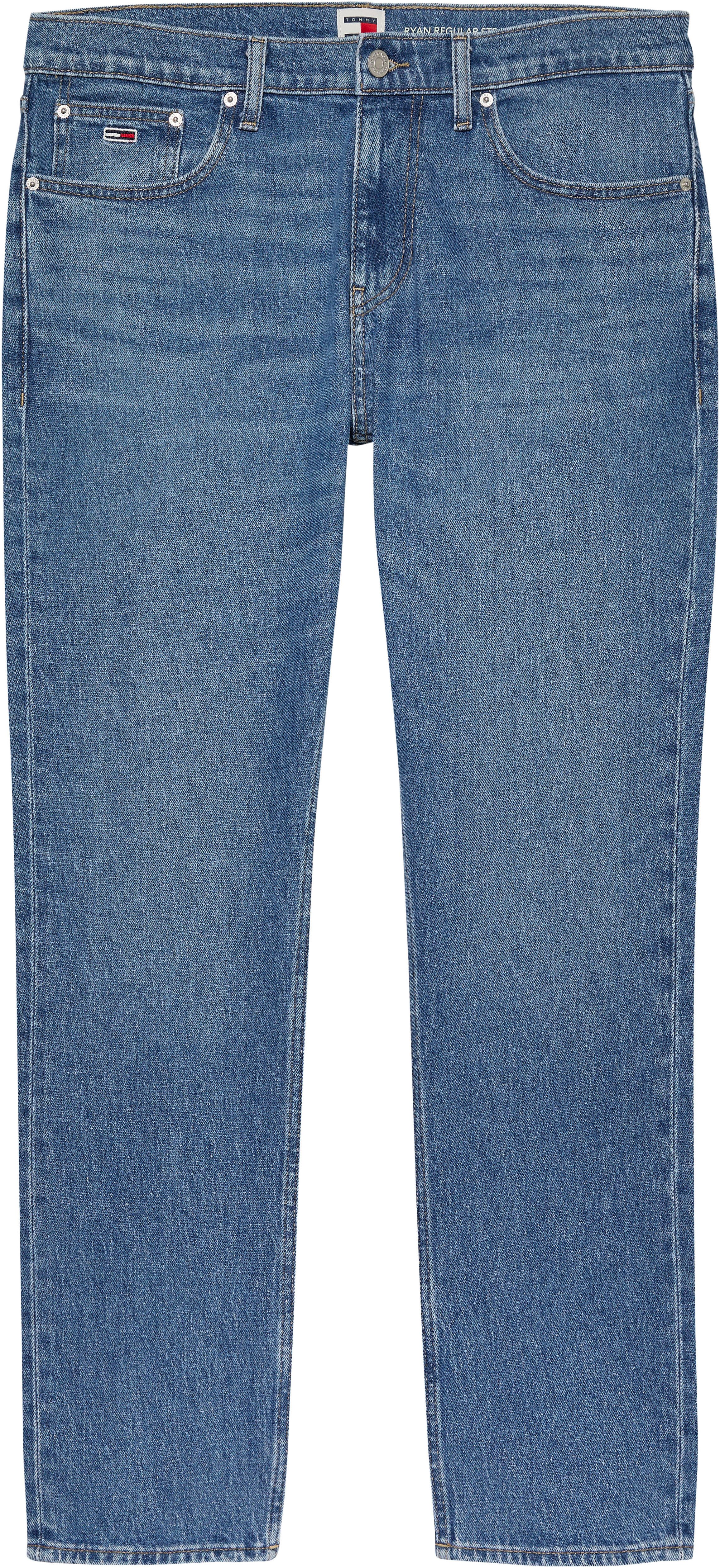 TOMMY JEANS Slim fit jeans RYAN SLIM STRAIGHT met gestempeld logo