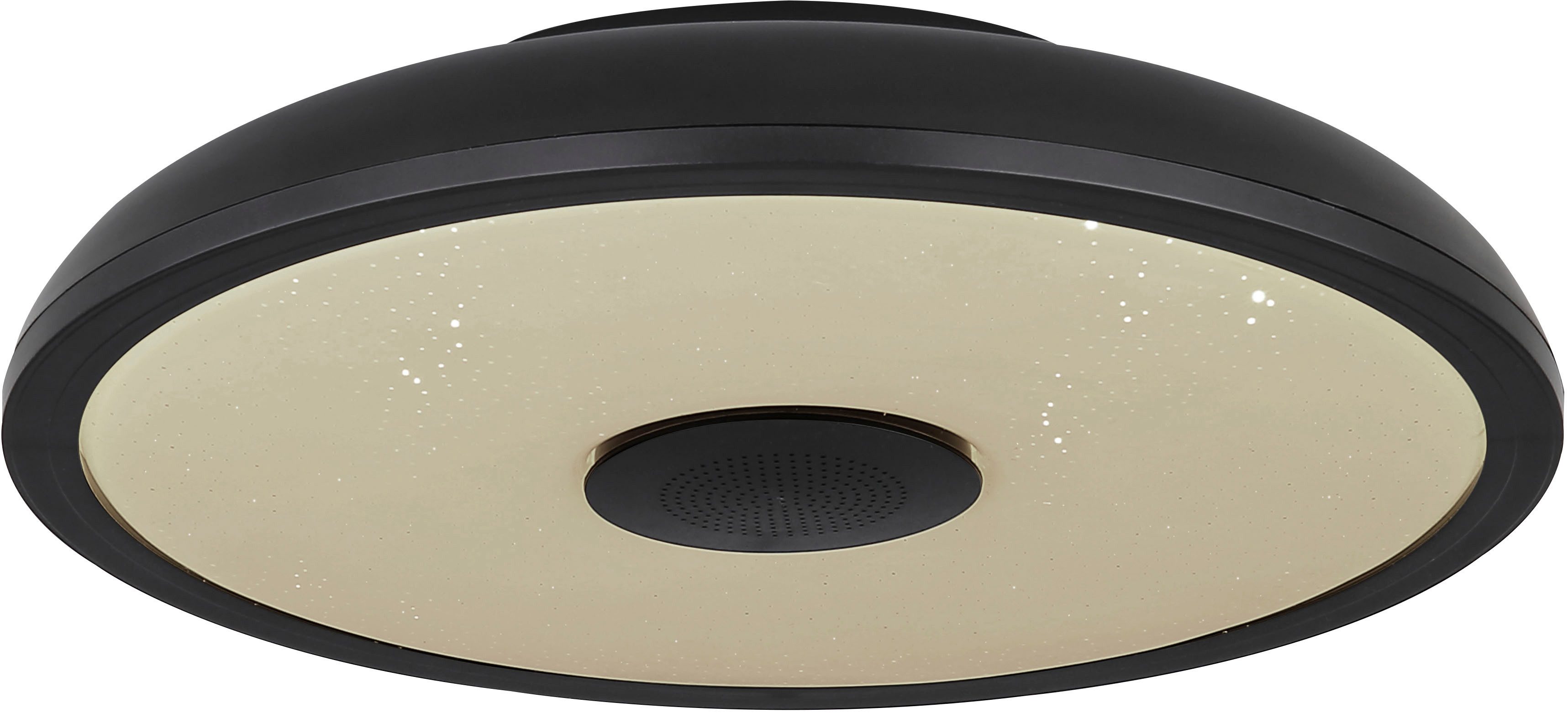 Globo Lightning Led-plafondlamp Raffy Luidspreker, plafondlamp kunststof, led, muziek (1 stuk)