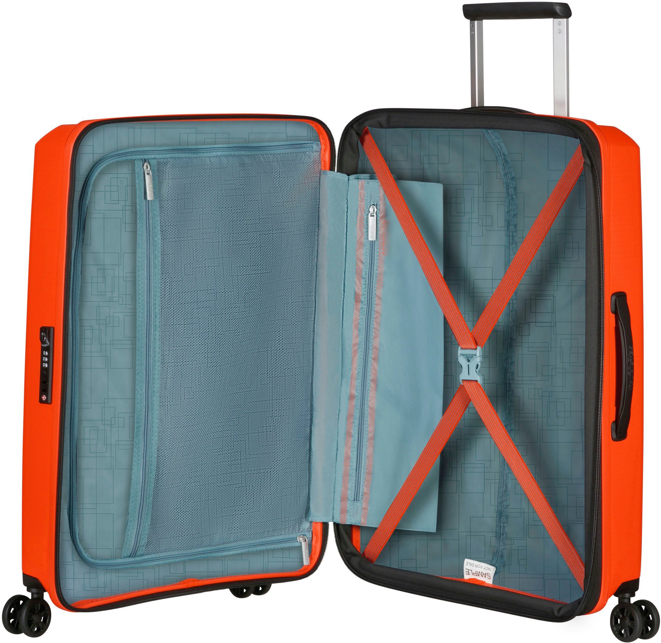 American Tourister® Hardshell-trolley Reiskoffer harde koffer voor vliegreizen TSA-cijferslot