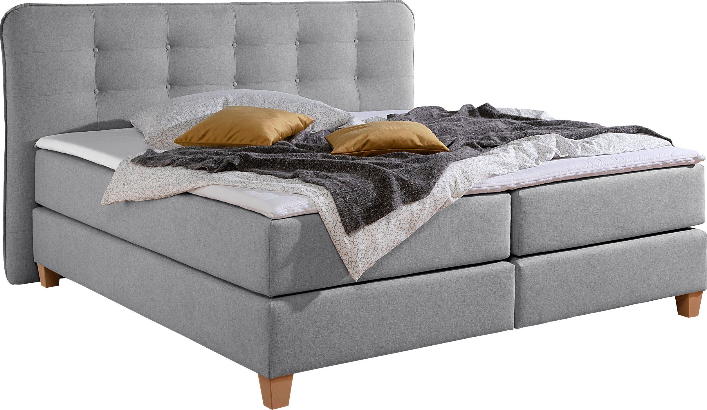 Home affaire Boxspring inclusief topmatras van comfortschuim