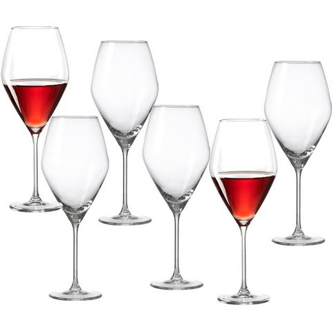 Ritzenhoff & Breker rodewijnglas Salsa robuust en helder kristal, 6-delig (set, 6-delig)