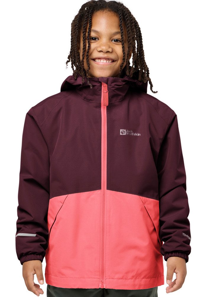 Jack Wolfskin Functioneel 3-in-1-jack ICELAND 3IN1 JACKET K 3in1, waterdicht, overgangsjas