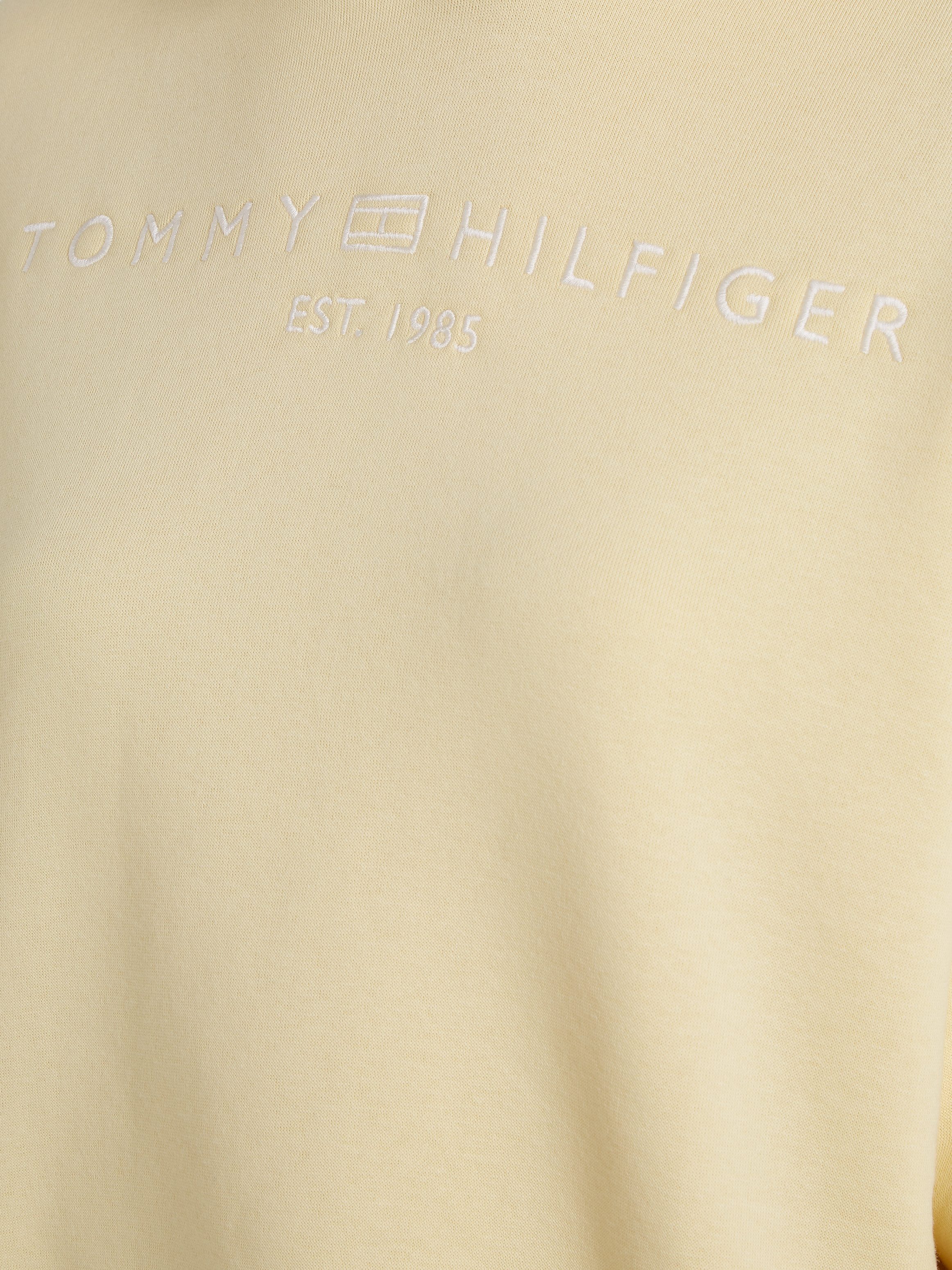 Tommy Hilfiger Hoodie MDRN REG CORP LOGO HOODIE met geborduurd logo-opschrift