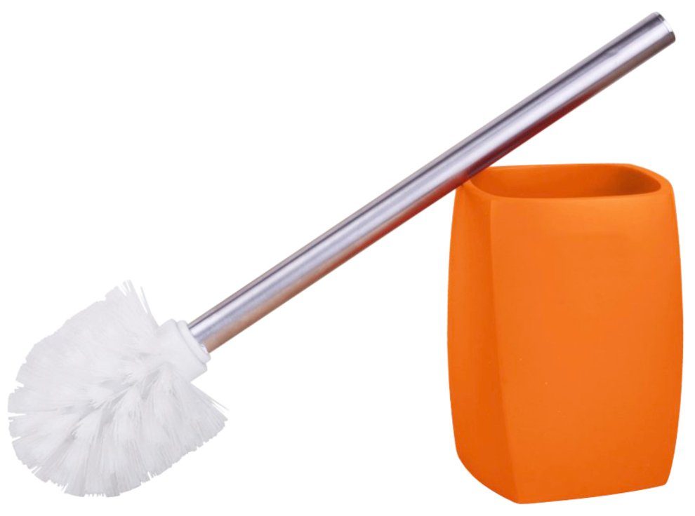 Sanilo Set badkameraccessoires Wave Orange bestaand uit zeepdispenser en toiletborstel, mat (combi-set, 2-delig)