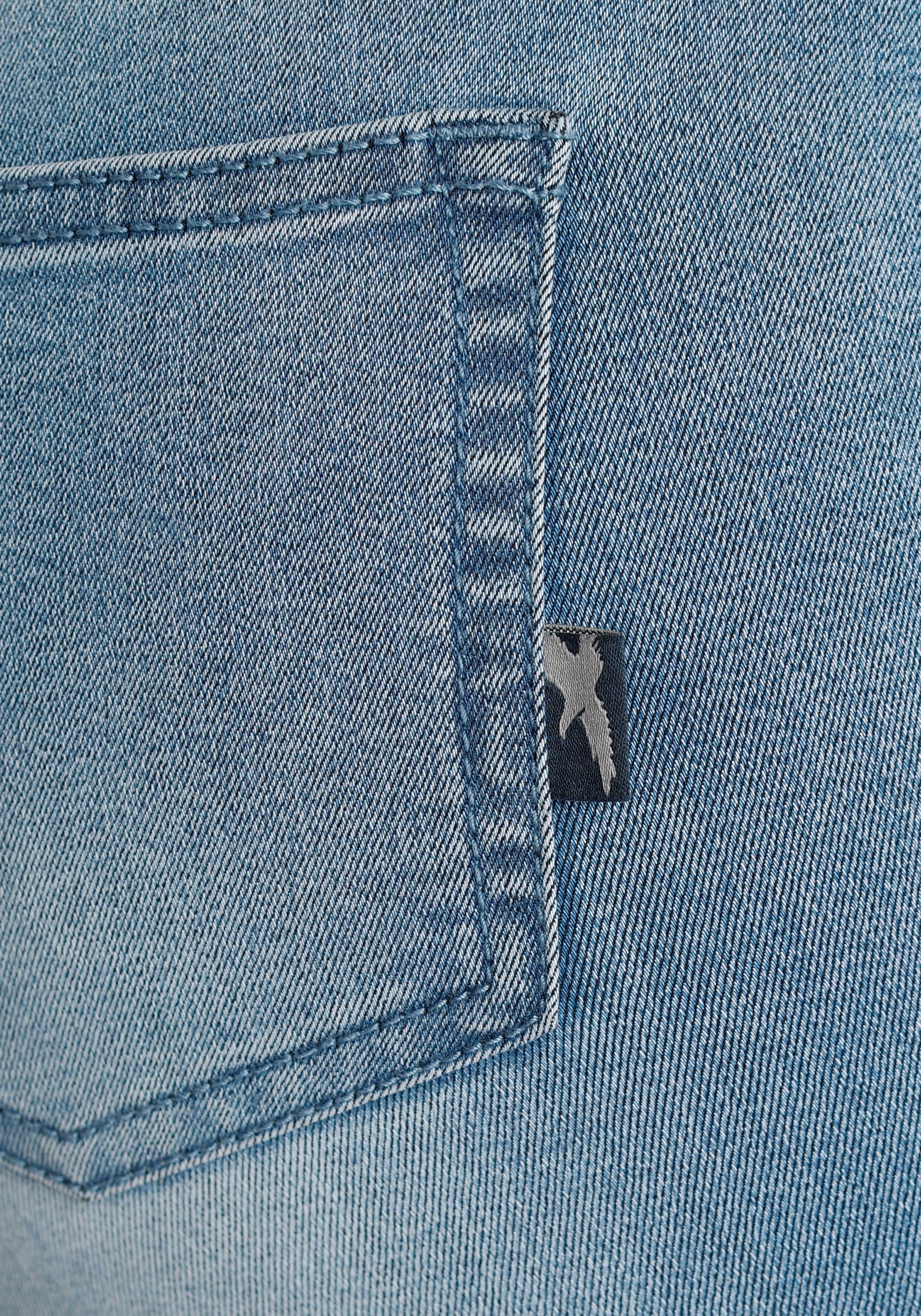 Arizona Capri jeans Ultra Stretch extra strakke pasvorm, knieomsluitende lengte, hoge taille