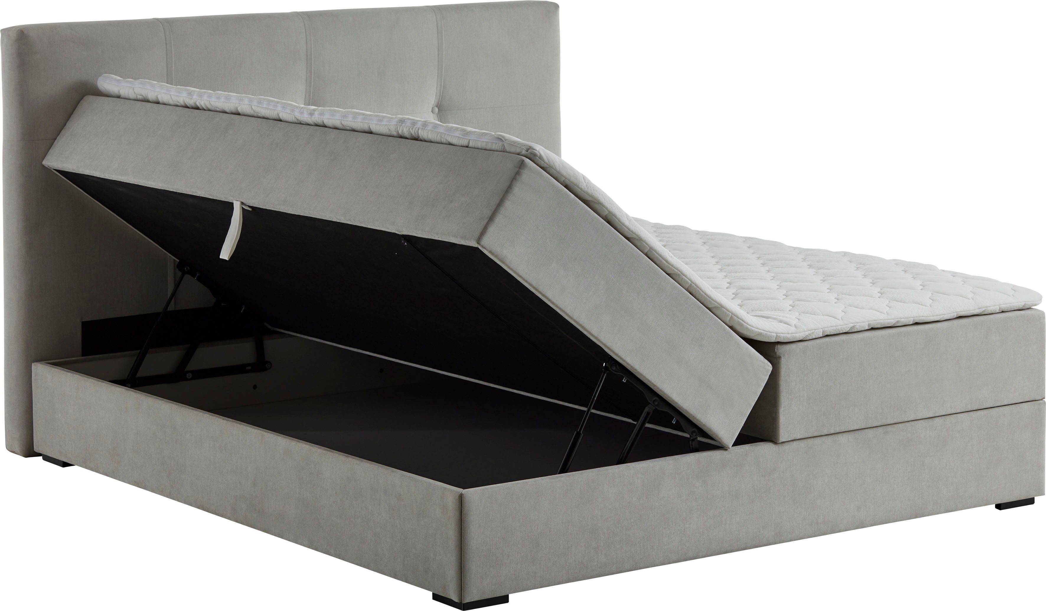ATLANTIC home collection Boxspring Lucy met bedkist