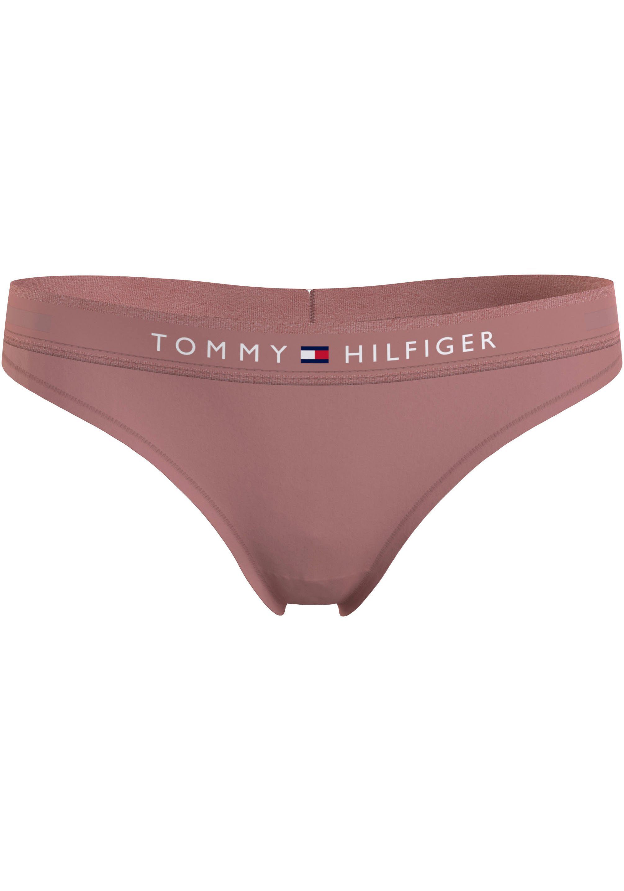 Tommy Hilfiger Underwear T-string THONG (EXT SIZES) met tommy hilfiger logoband