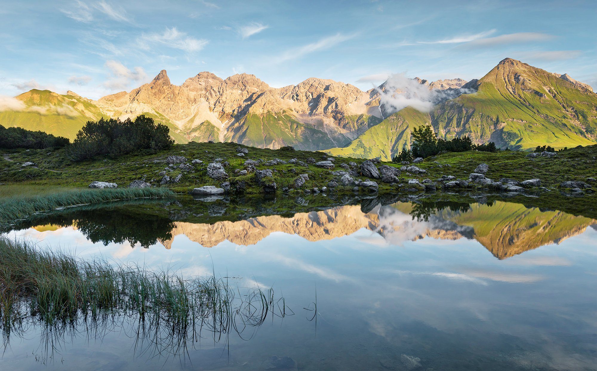 Komar fotobehang Allgäu Spiegel