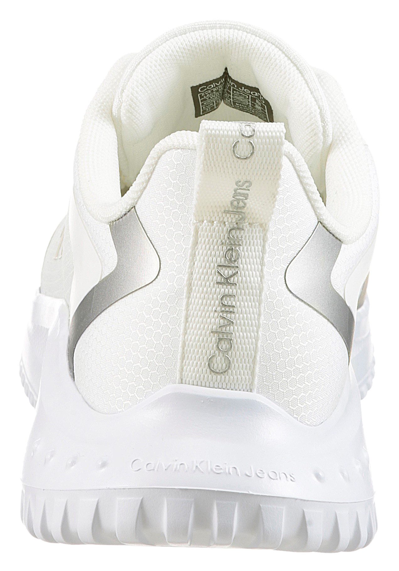 Calvin Klein Sneakers EVA RUNNER LOW LACE MIX ML WN vrijetijdsschoen, lage schoen, veterschoen met lichte loopzool