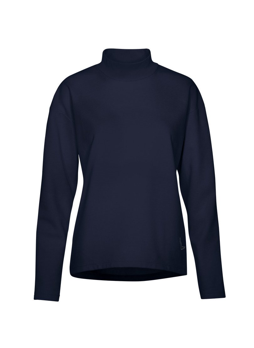 Trigema Sweatshirt TRIGEMA Sweatshirt met opstaande kraag