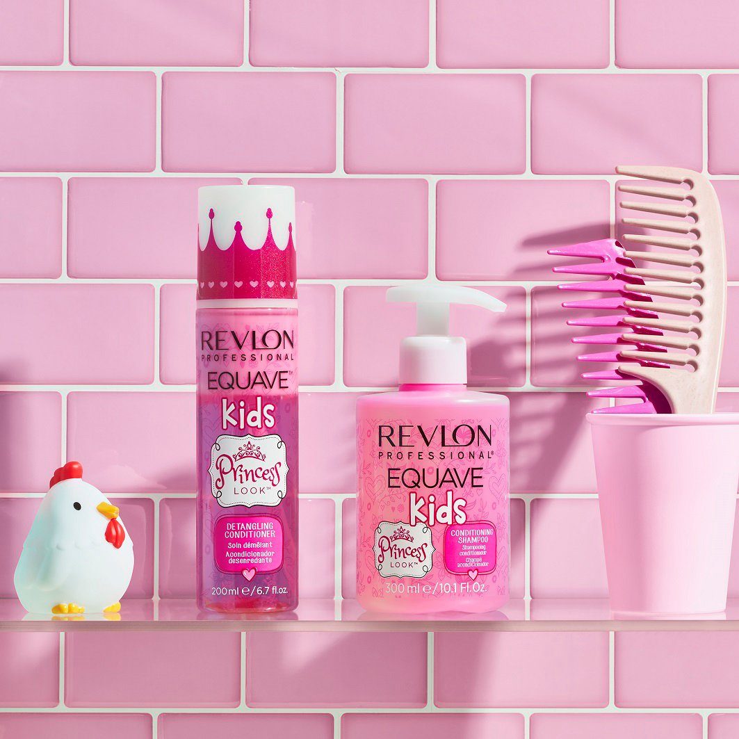 REVLON PROFESSIONAL Haarconditioner Equave Kids Princess Look Detangling Conditioner 200 ml Bloemige geur, vrij van parabenen, kleurstoffen en allergenen.