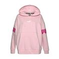 puma hoodie puma power colorblock hoodie tr plus roze