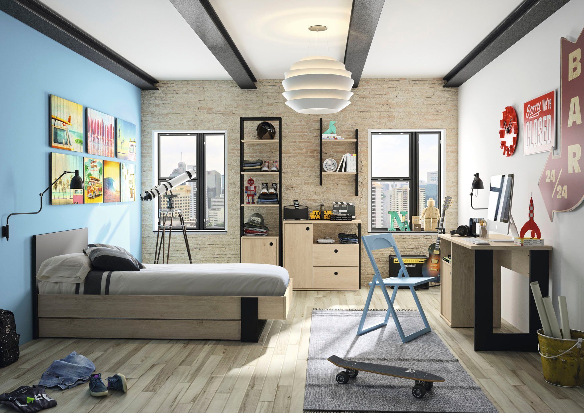 Gami Kinderbed Duplex 1-persoonsledikant