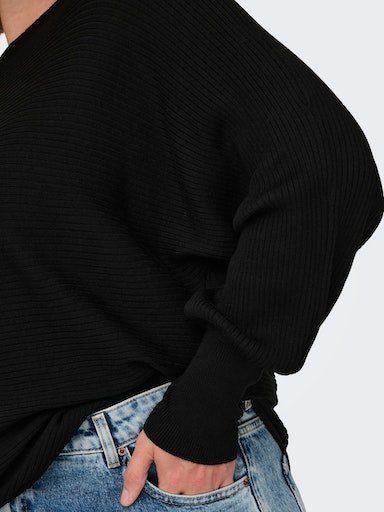 ONLY CARMAKOMA Gebreide trui CARNEW ADALINE LIFE L/S PULLOVER KNT