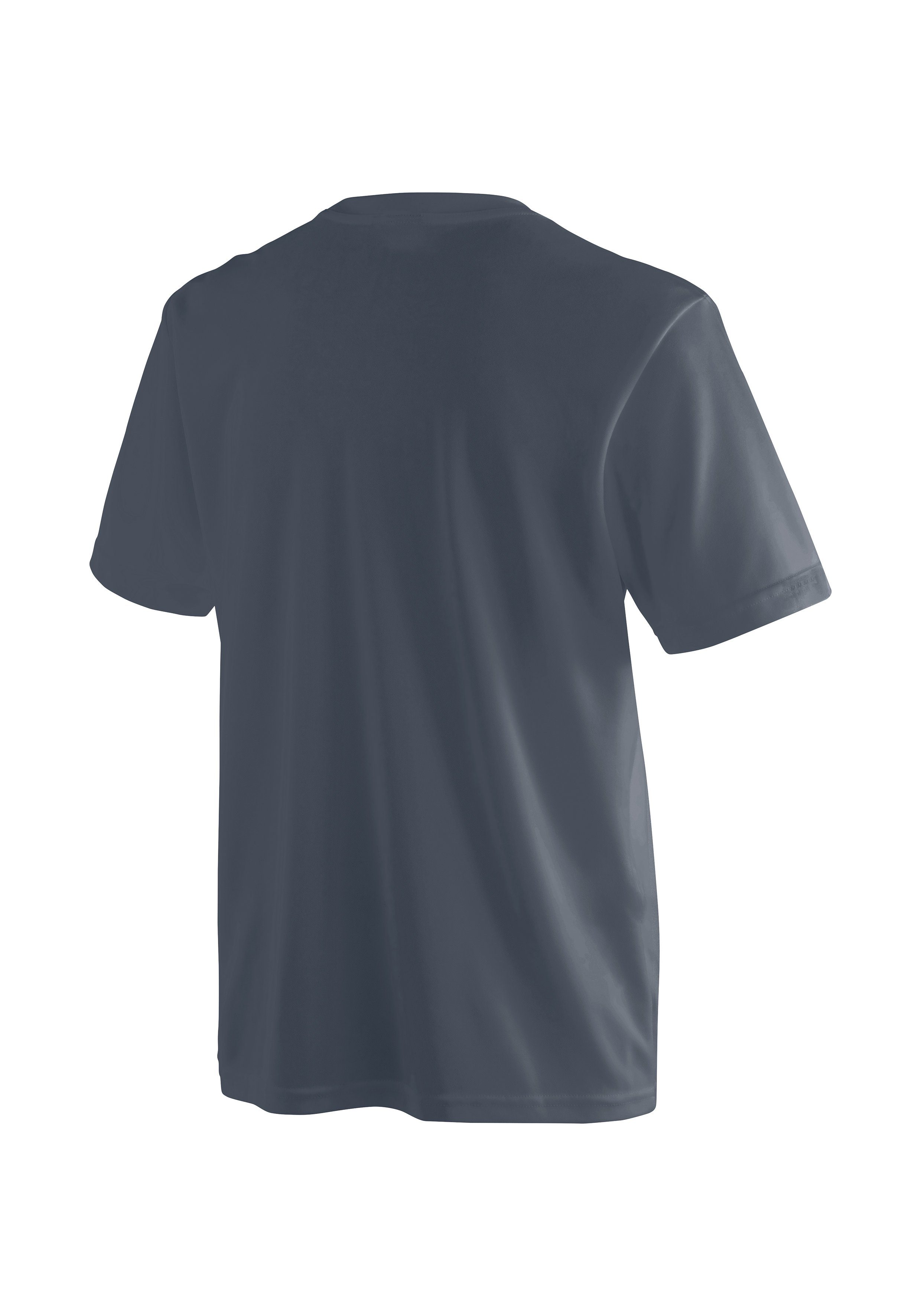 Maier Sports Functioneel shirt Walter Heren T-shirt, ronde hals pique outdoor shirt, snel drogend