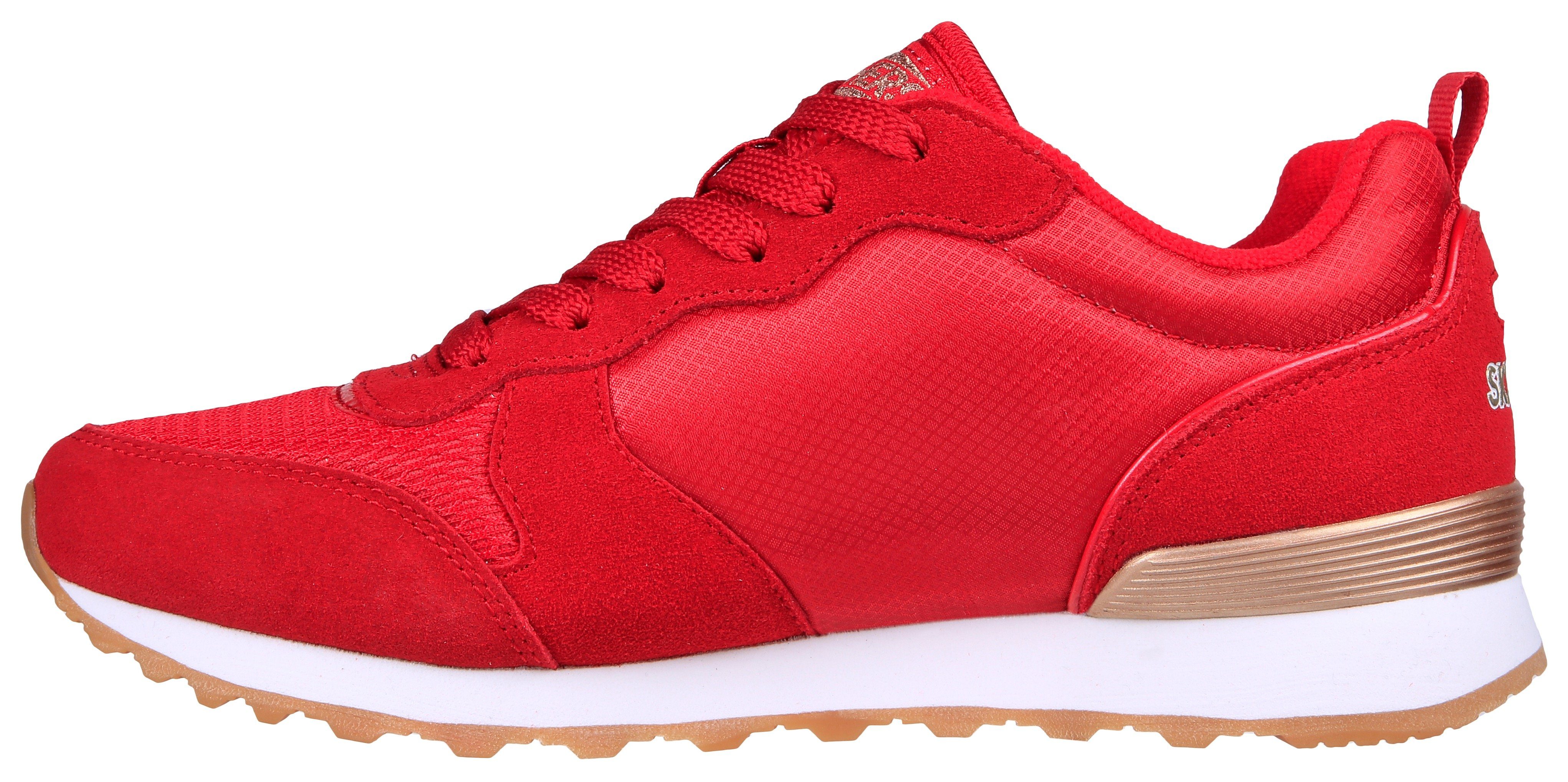 Skechers Sneakers OG 85 - GOLDN GURL Veterschoen, originele retro-jogginschoen met Air-Cooled Memory Foam®