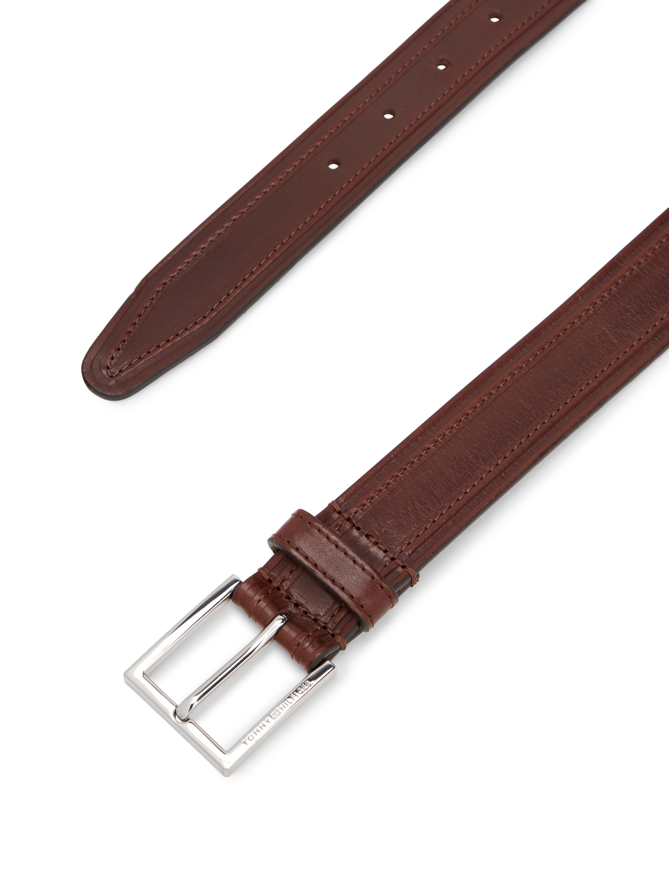 Tommy Hilfiger Leren riem HUDSON EMBOSS LEATHER 3.0