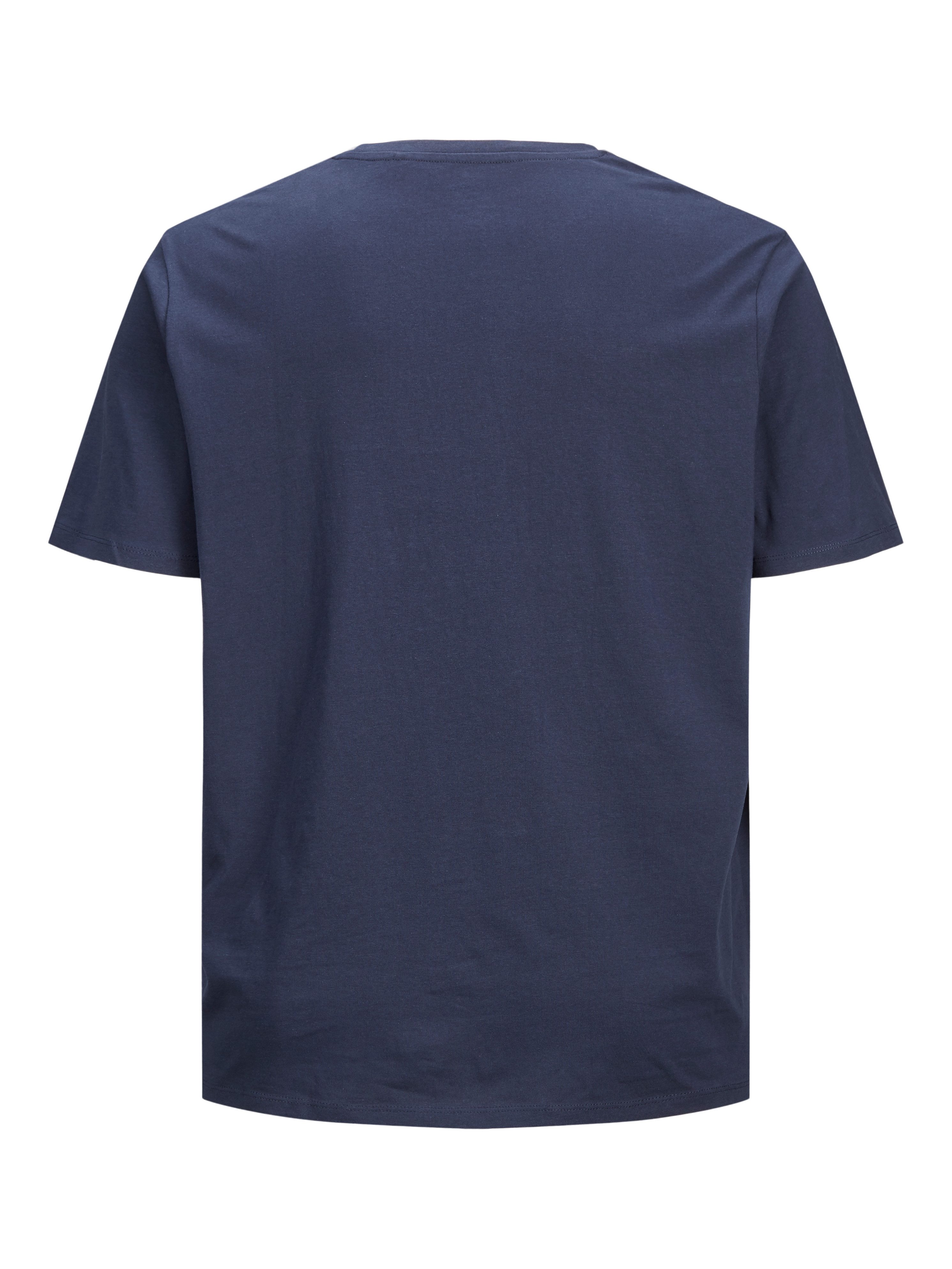 Jack & Jones PlusSize Shirt met ronde hals JJEORGANIC BASIC TEE SS O-NECK NOOS PLS