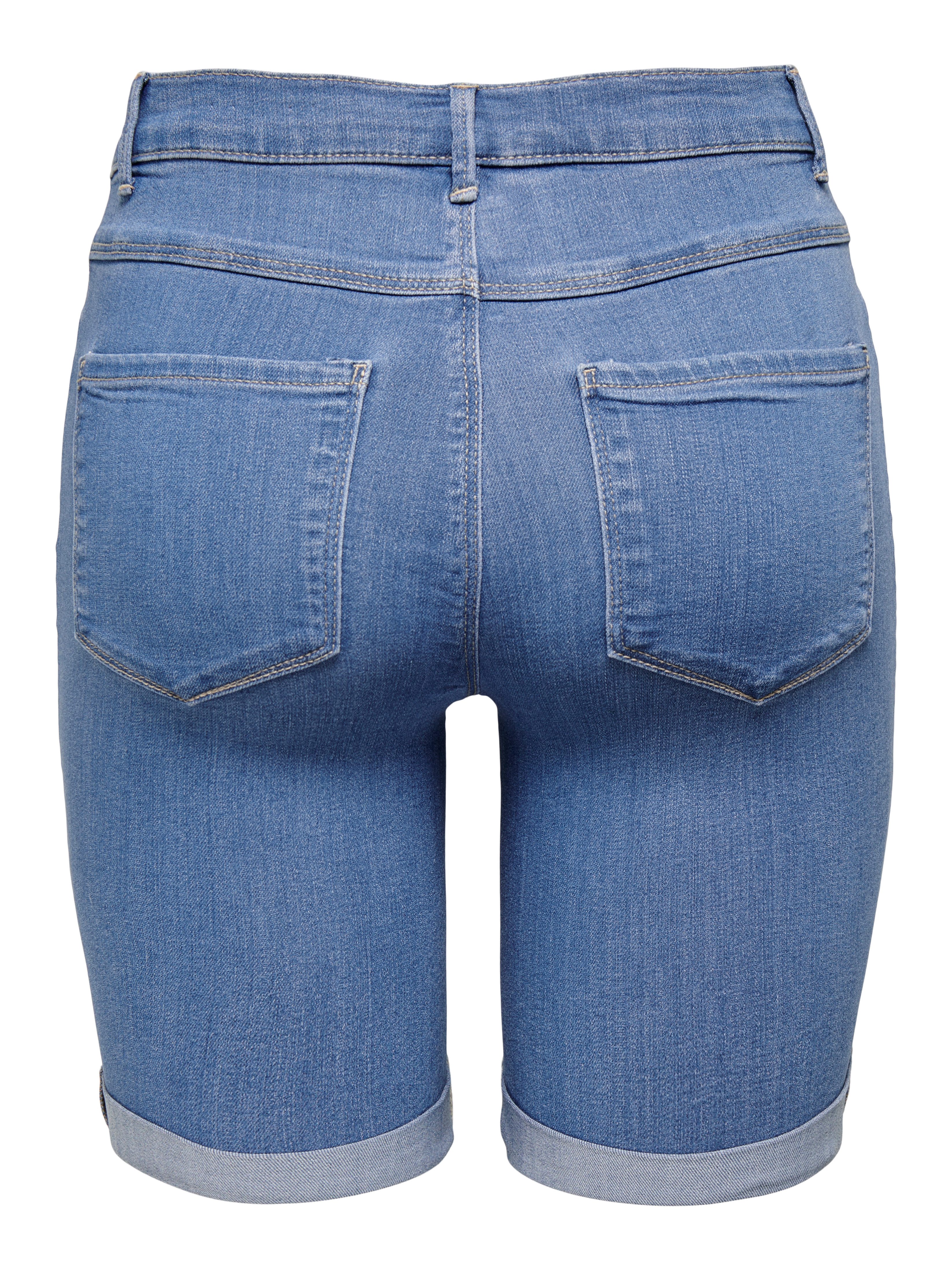 Only Jeansshort ONLRAIN LIFE MID LONG DNM SHORTS NOOS