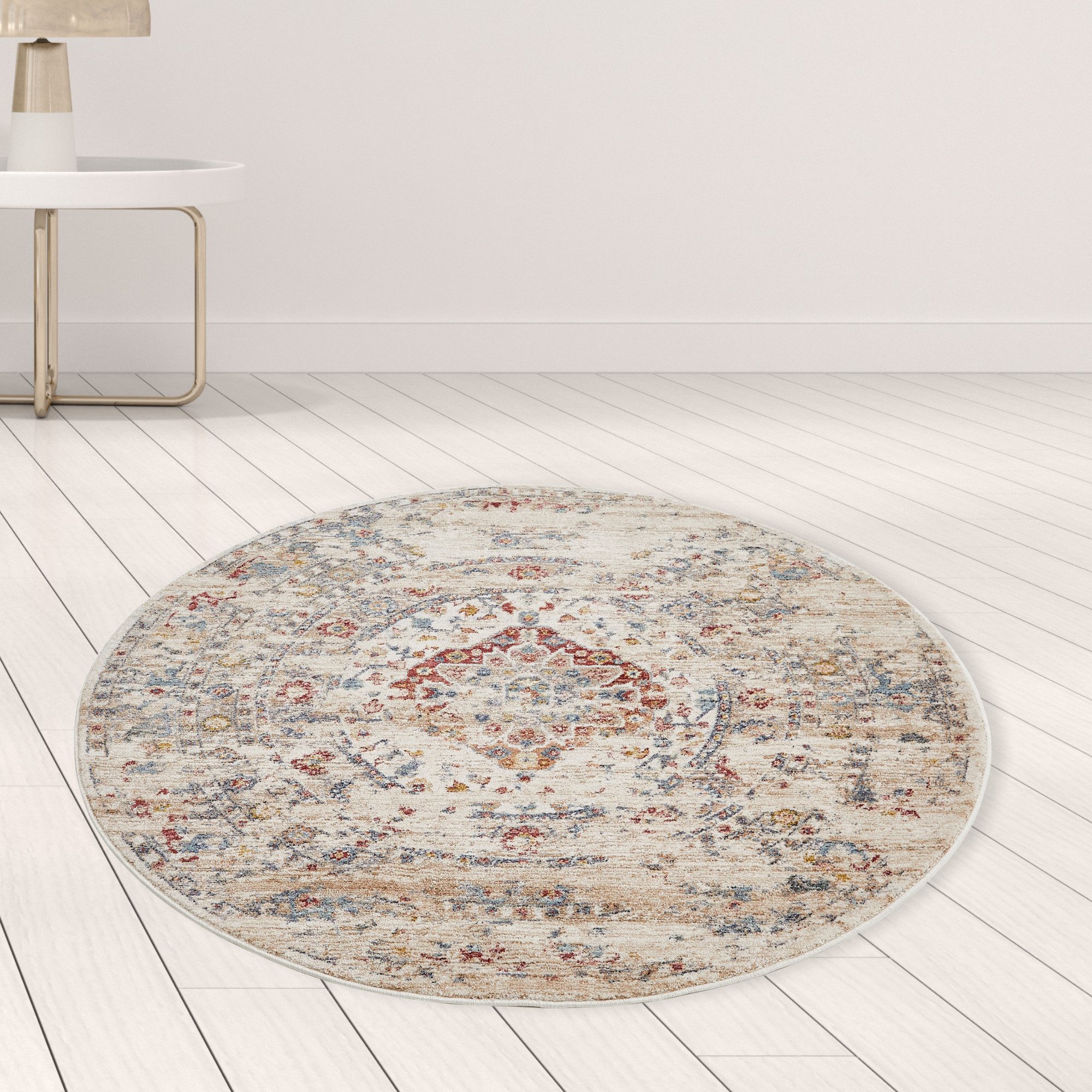 LUXOR living Vloerkleed Rocco Vintage-look, bloemig ontwerp, woonkamer, slaapkamer