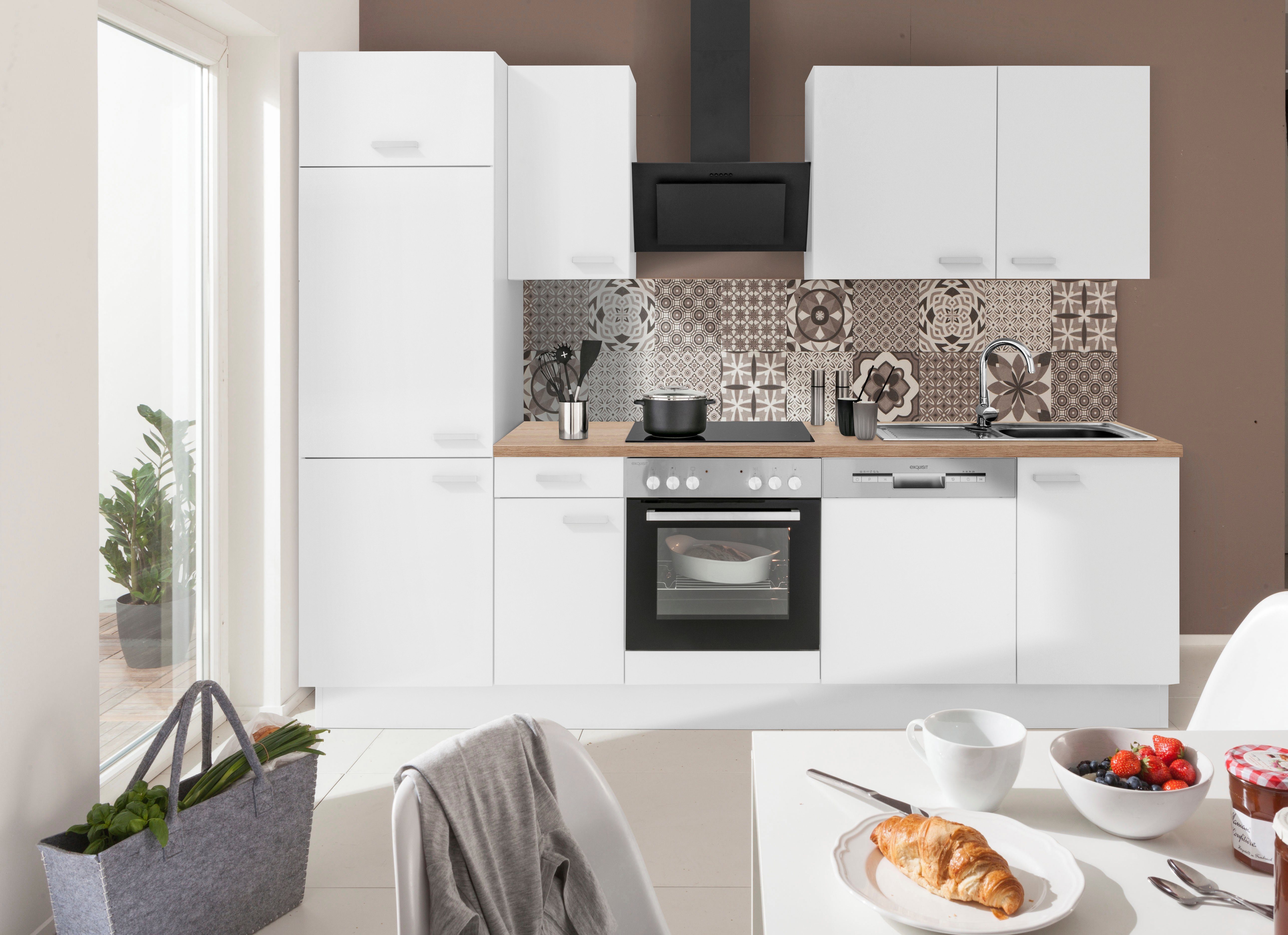 OPTIFIT Keukenblok Parma zonder elektrische apparaten, breedte 270 cm