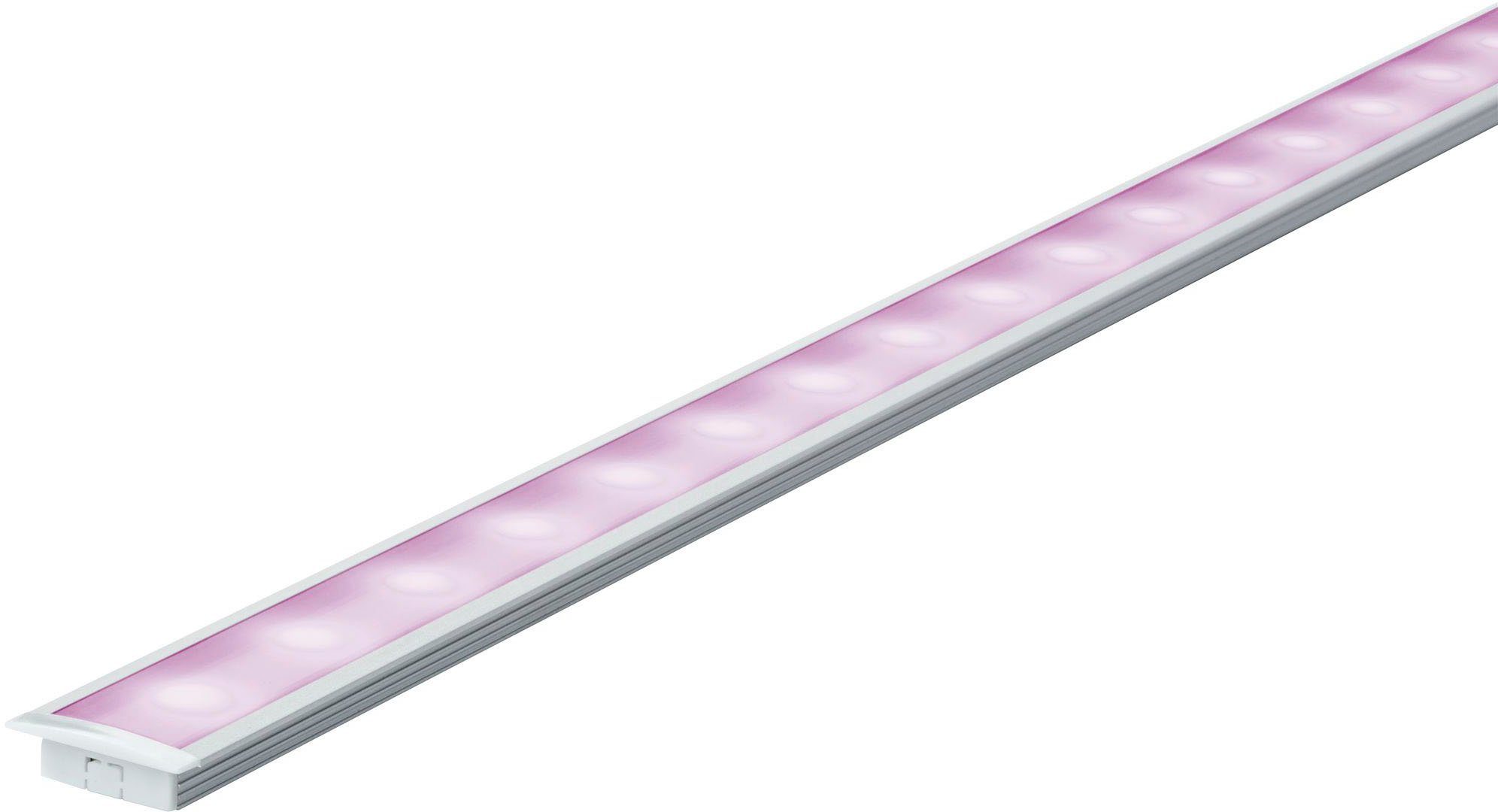 Paulmann Led-strepen Vloer Profiel met Diffuser 100cm Geanodiseerd Alu, Satin, Alu/Kunststof Alu (1 stuk)
