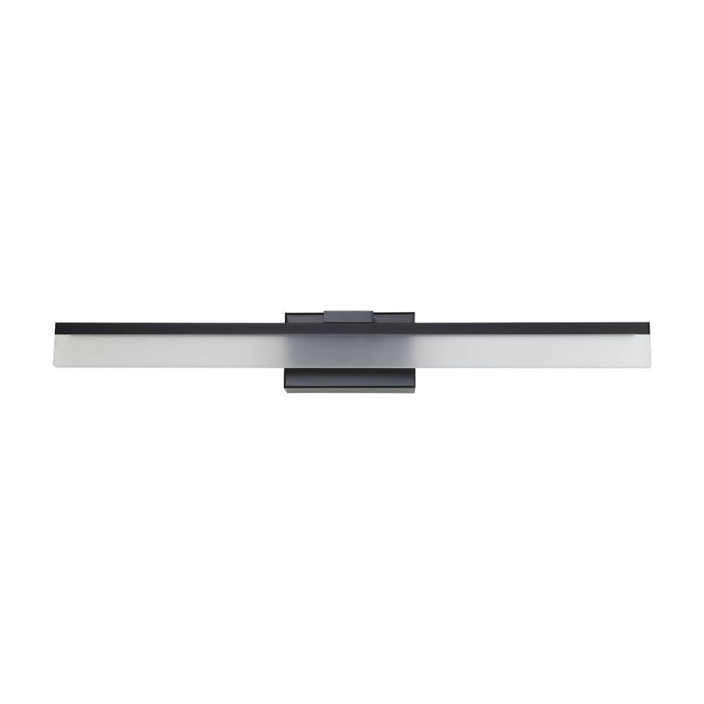 EGLO Wandlamp PALMITAL Bad-spiegel lamp, zwart metaal en satijn kunststof, IP44 (1 stuk)