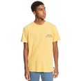 quiksilver t-shirt foreign tides geel