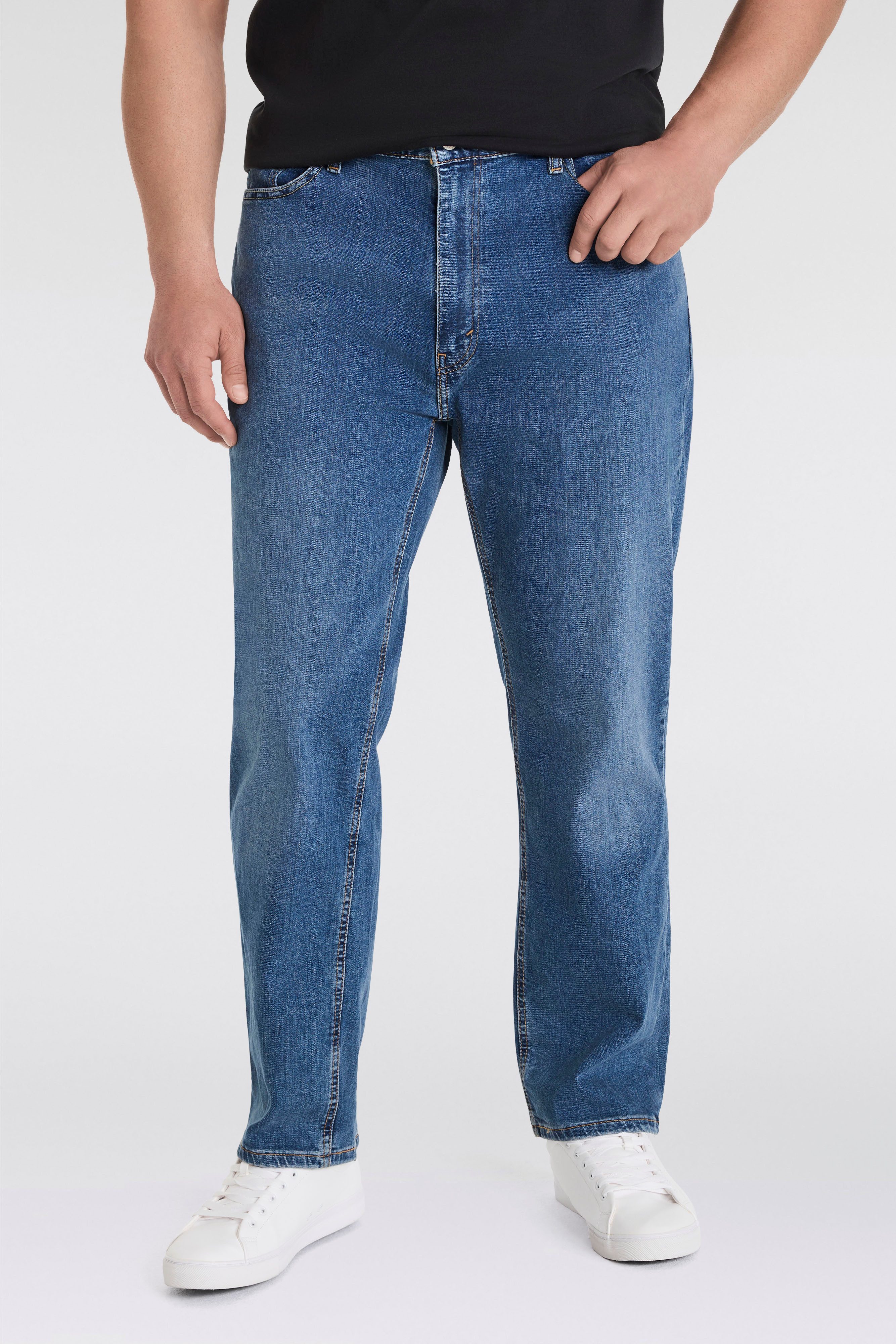 Levi's Plus Regular fit jeans 541 TAPERED in five-pocketsstijl heren straight jeans maat 40 blauw