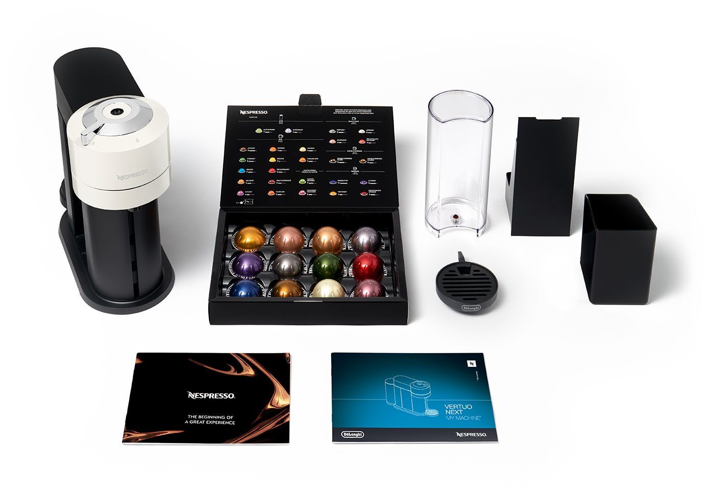 Nespresso Koffiecapsulemachine Vertuo Next ENV 120.GY von DeLonghi, Dark Grey