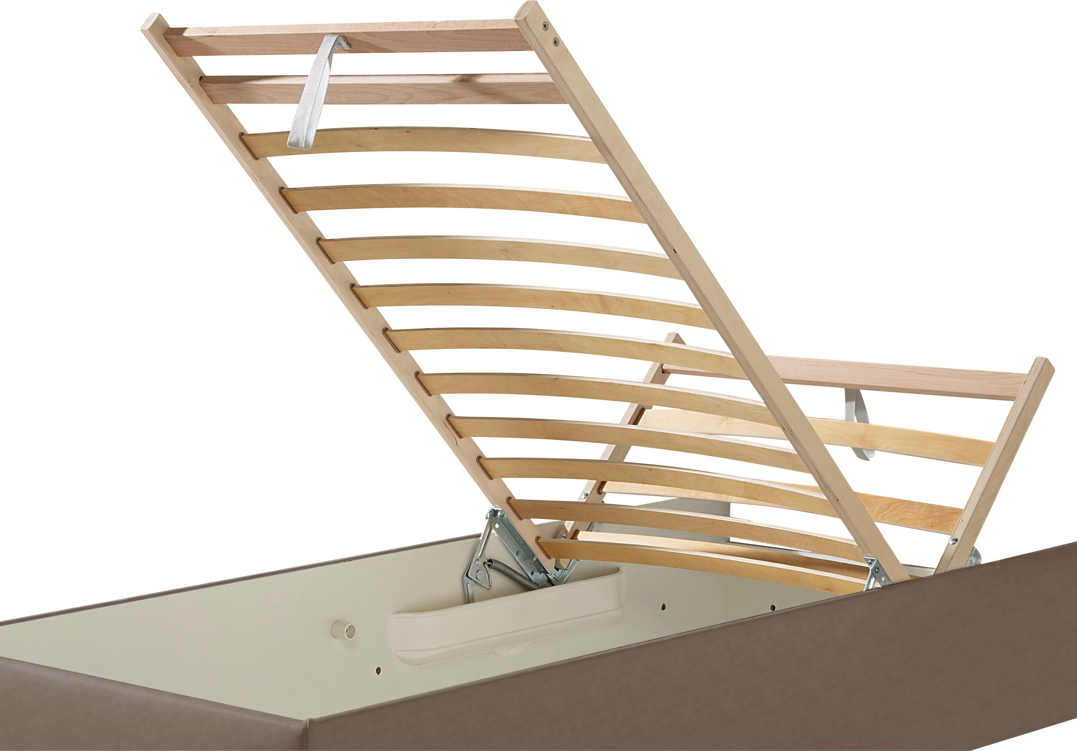 Maintal Gestoffeerd bed Madane naar keuze met matras in de hardheden h2, h3 of h4