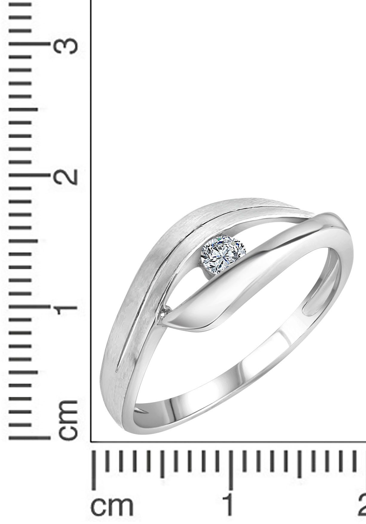 Firetti Ring Sieraad cadeau zilverkleur 925 zilveren ring glinsterend