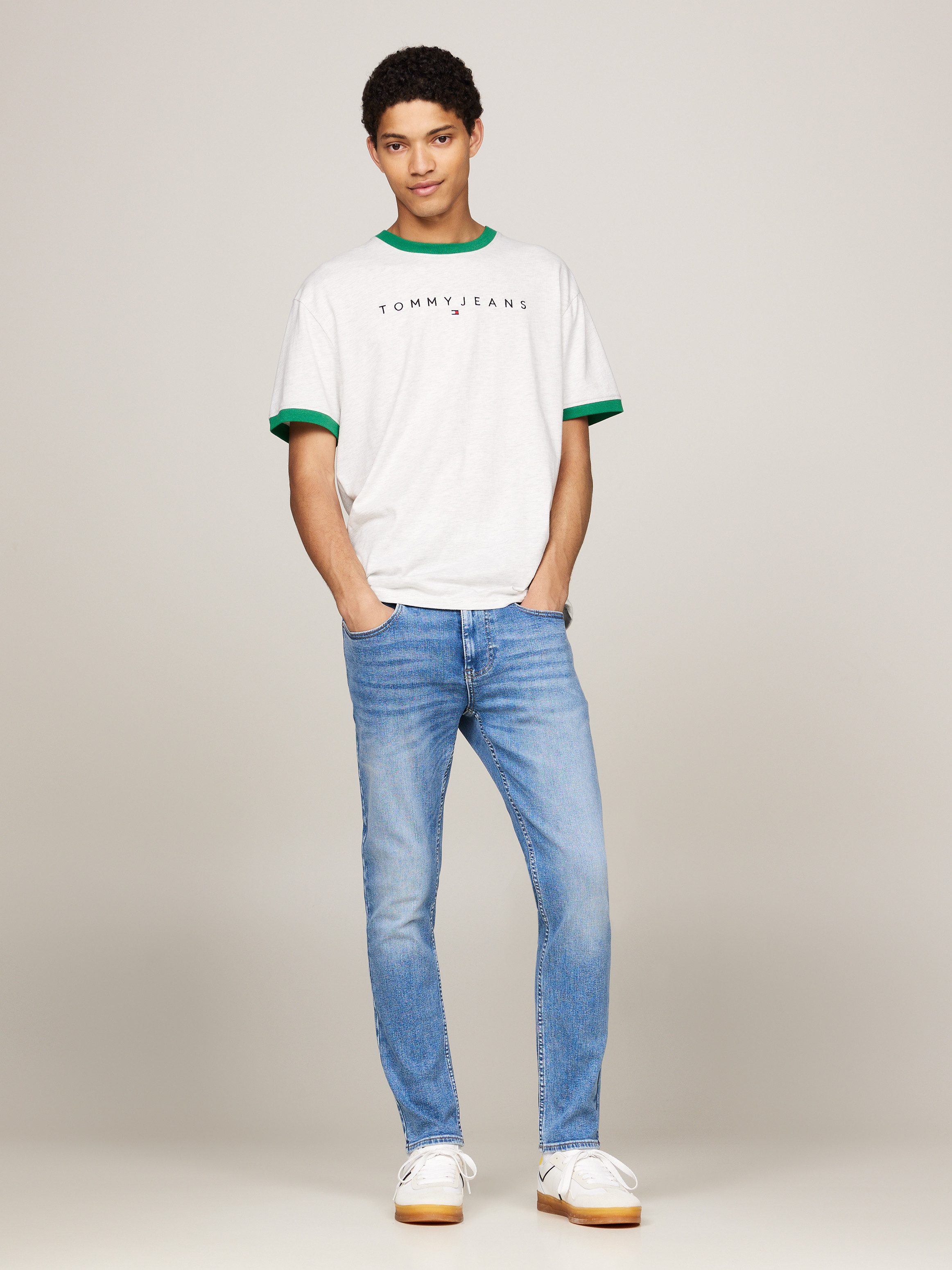 TOMMY JEANS Slim fit jeans AUSTIN SLIM TPRD smal toelopende pijpen