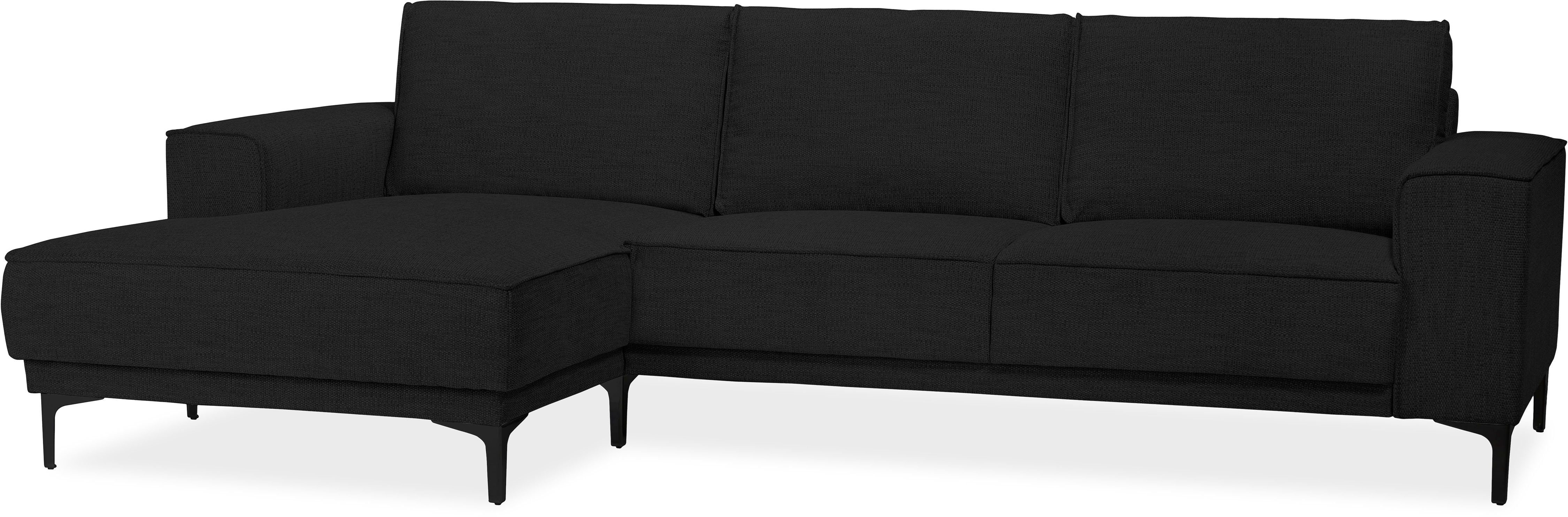 Places of Style Hoekbank Oland, structuur, platweefsel, luxe microvezel, bouclé