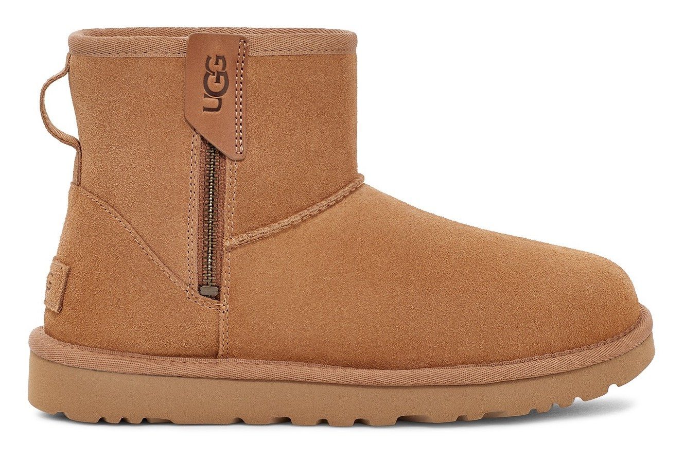 UGG Winterlaarzen CLASSIC MINI BAILEY ZIP winterlaars, snowboots, instaplaars met warme voering
