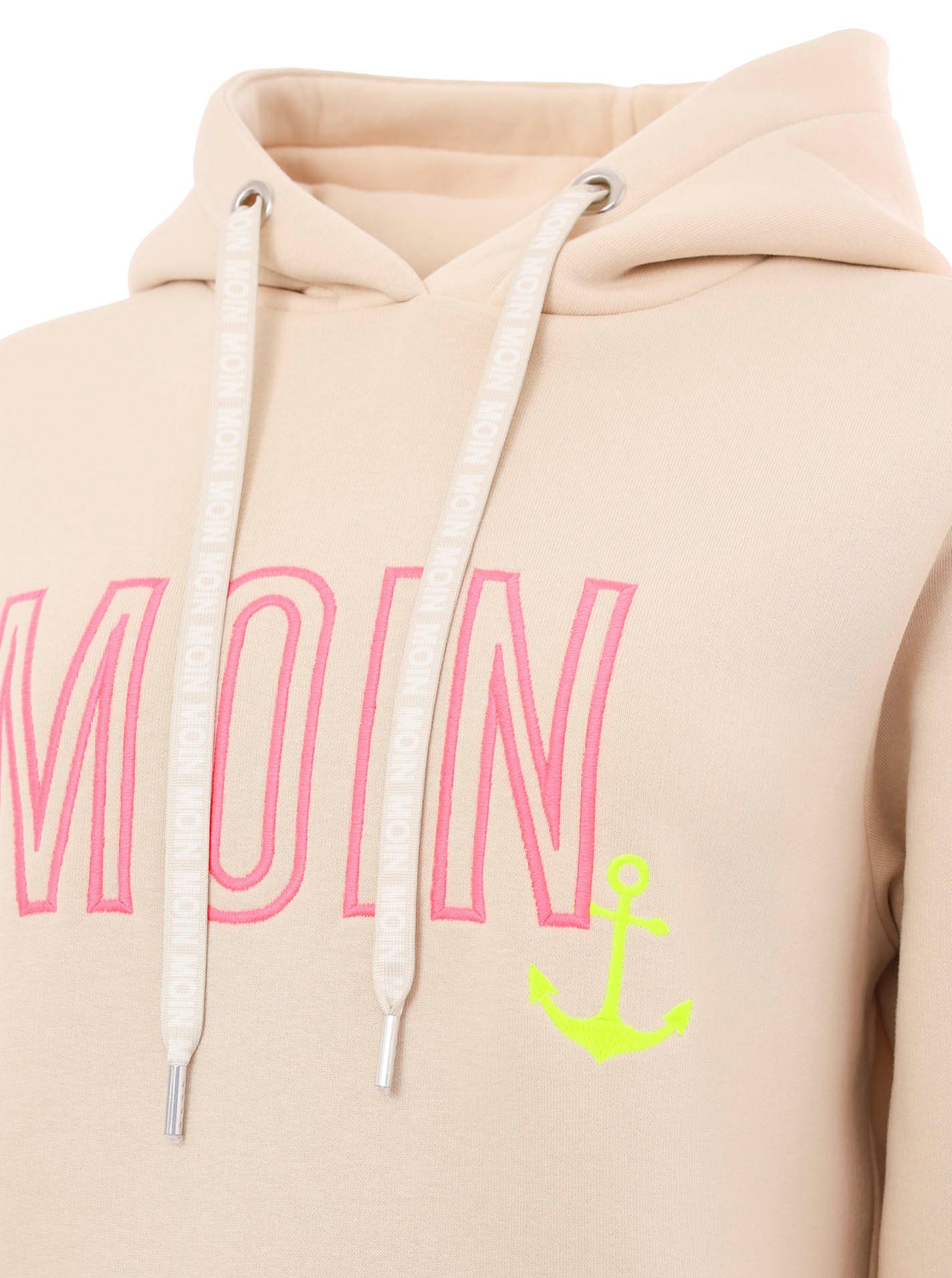 Zwillingsherz Hoodie Limited Edition met capuchon, geborduurd "moin" en ankerontwerp, exclusief bij otto