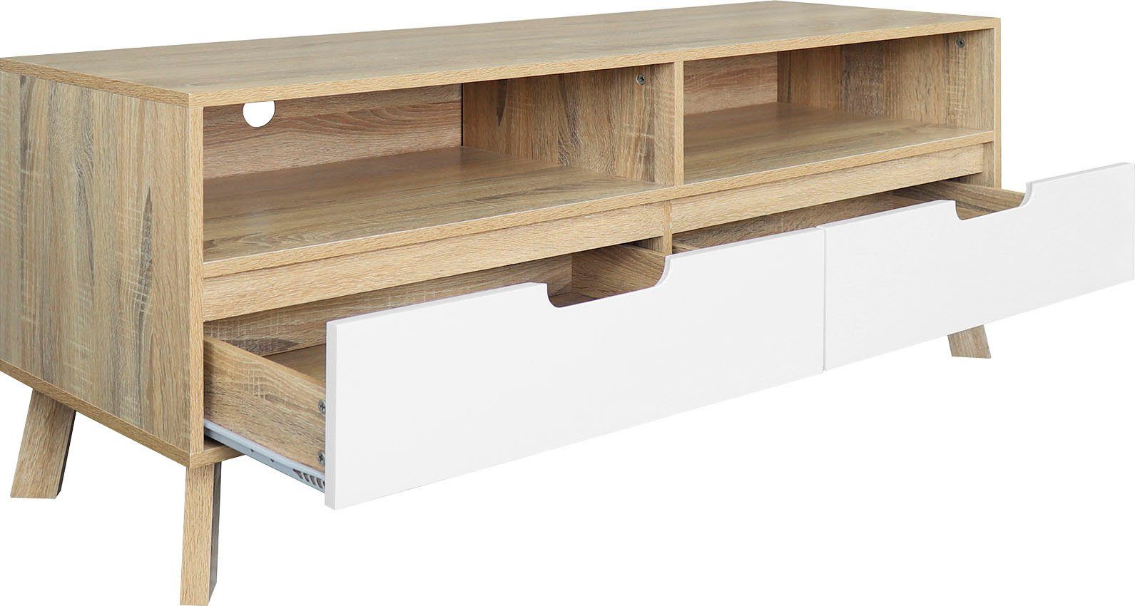 INOSIGN Tv-meubel Delea Commode met 2 kabeldoorvoeren