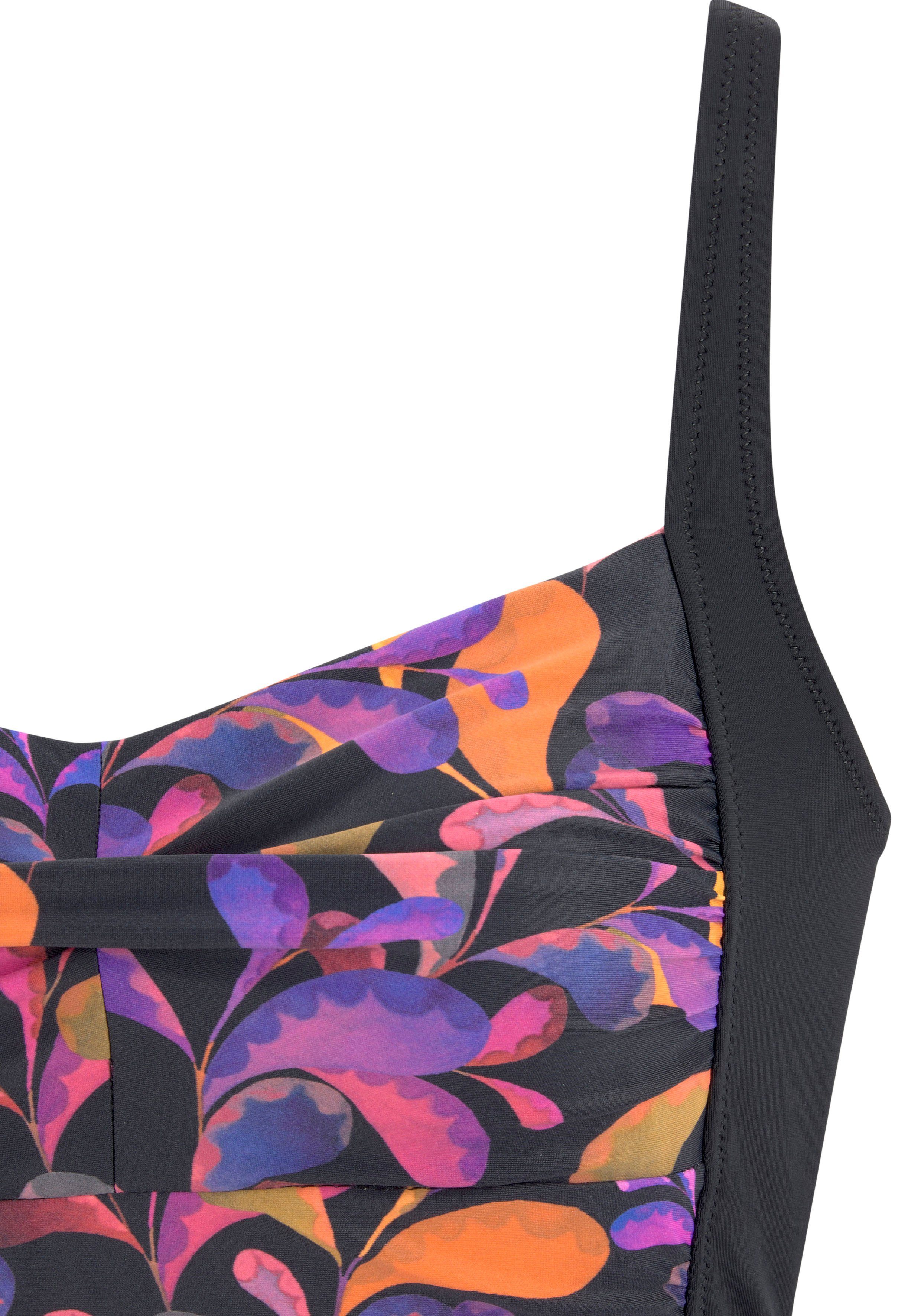 Vivance Badpak met bedrukte inzet en shaping-effect