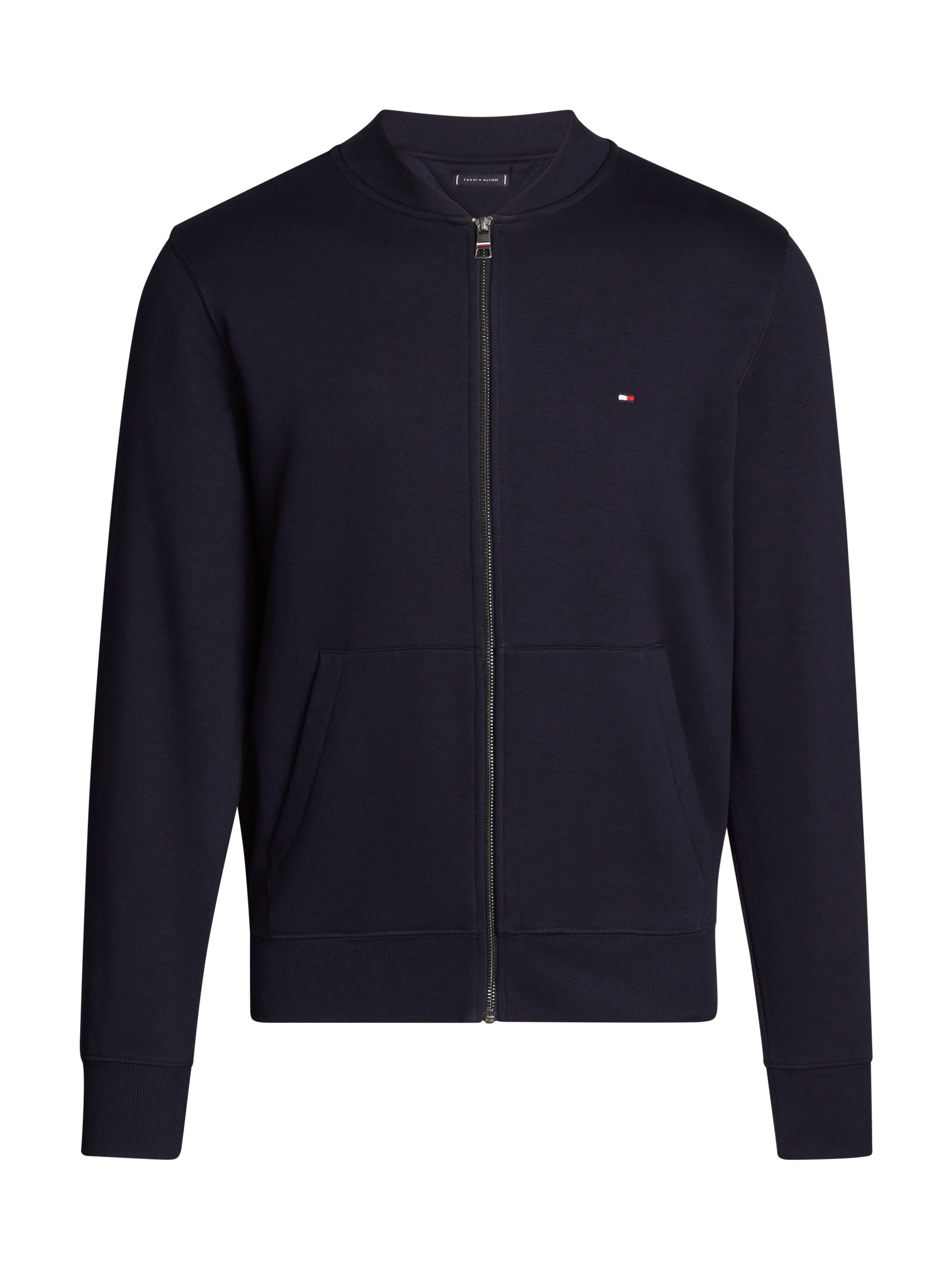 Tommy Hilfiger Sweatvest FLAG LOGO BASEBALL ZIP THROUGH