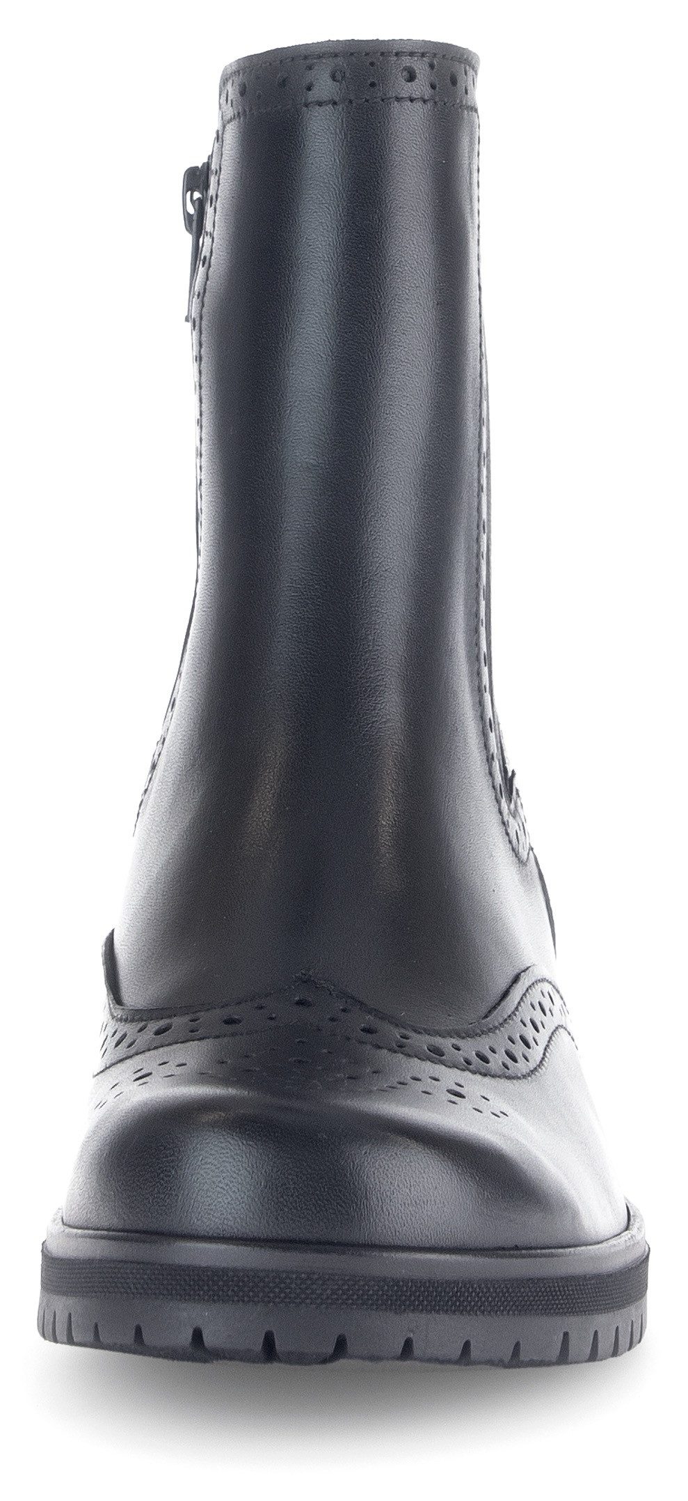 Gabor Chelsea-boots blokhak, business schoen, enkellaars met lyra perforatie