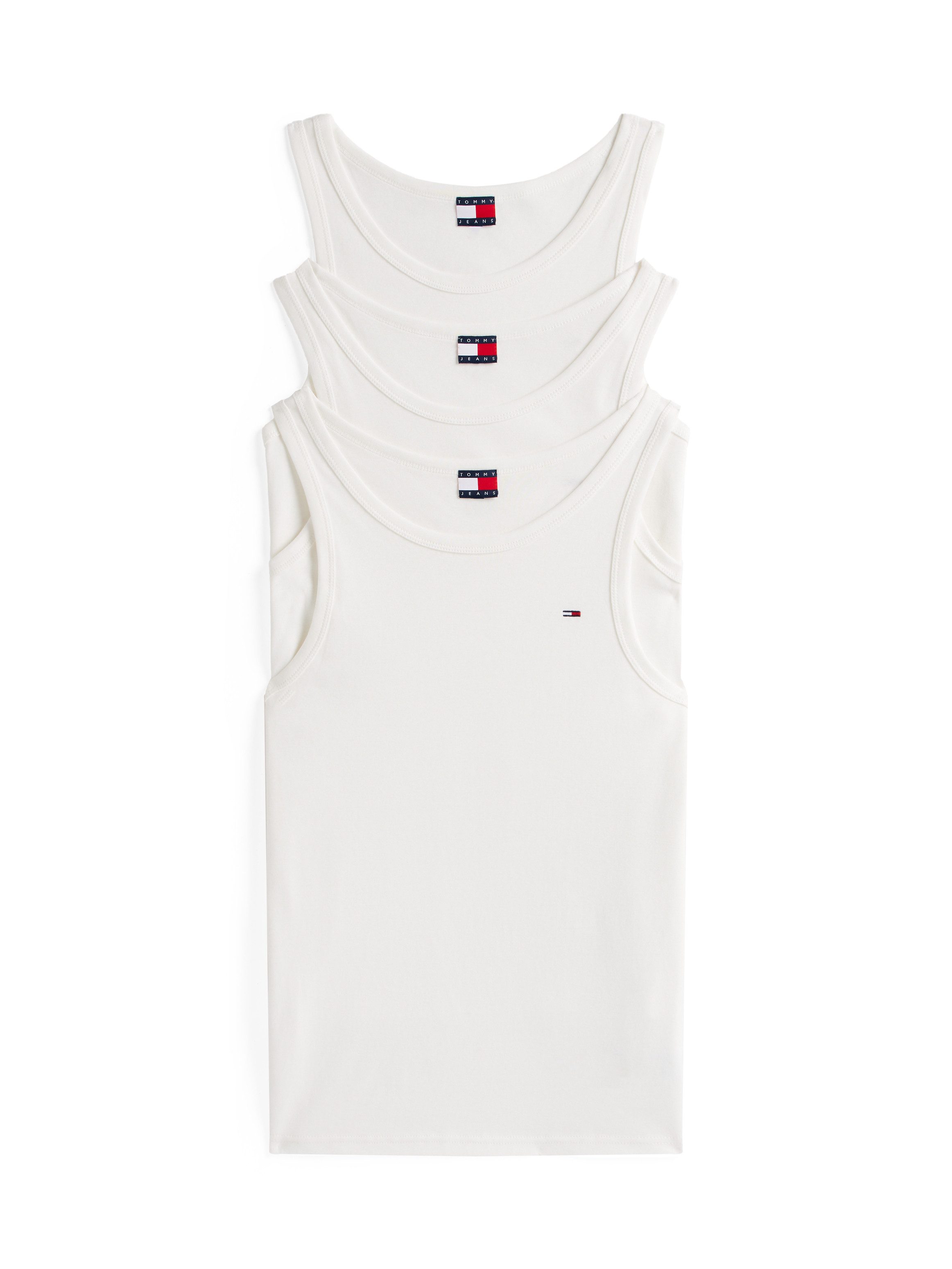 TOMMY JEANS Tanktop TJM XSLIM 3 PACK FLAG TANK EXT