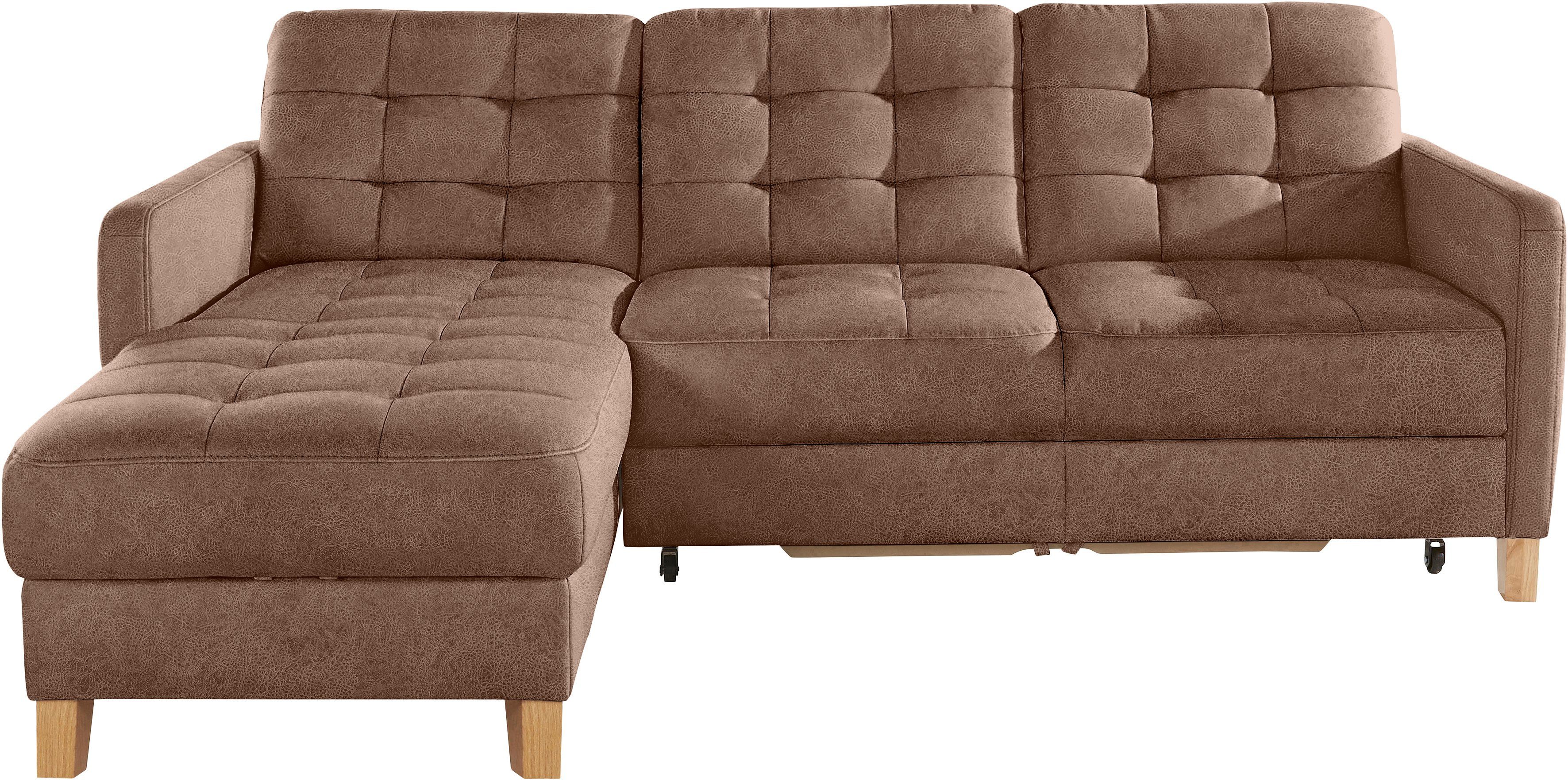 exxpo - sofa fashion Hoekbank optioneel met bedfunctie