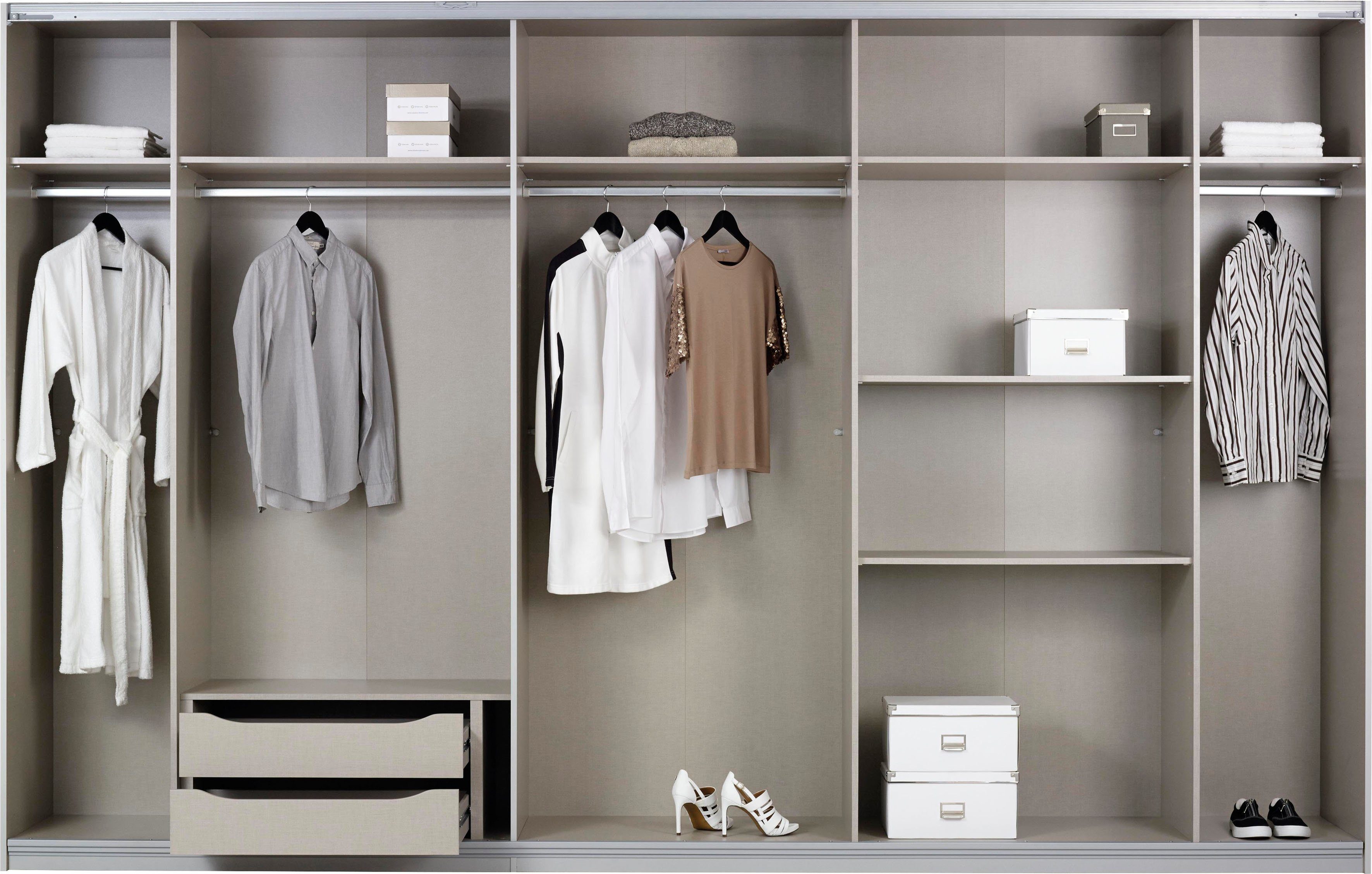 rauch Zweefdeurkast Kledingkast Kast Garderobe Slaapkamerkast TUBONA met uitgebreide binneninrichting en passe-partout made in germany